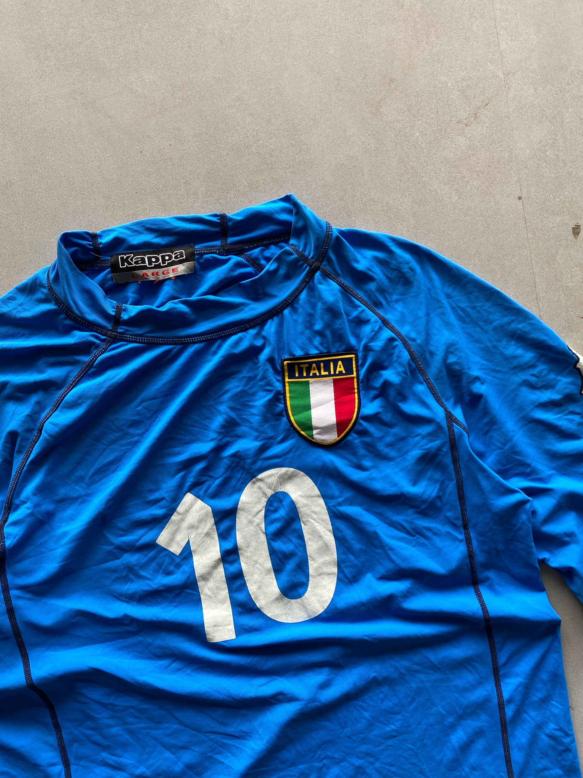 2002 KAPPA RETRO ITALY 10 JERSEY - M