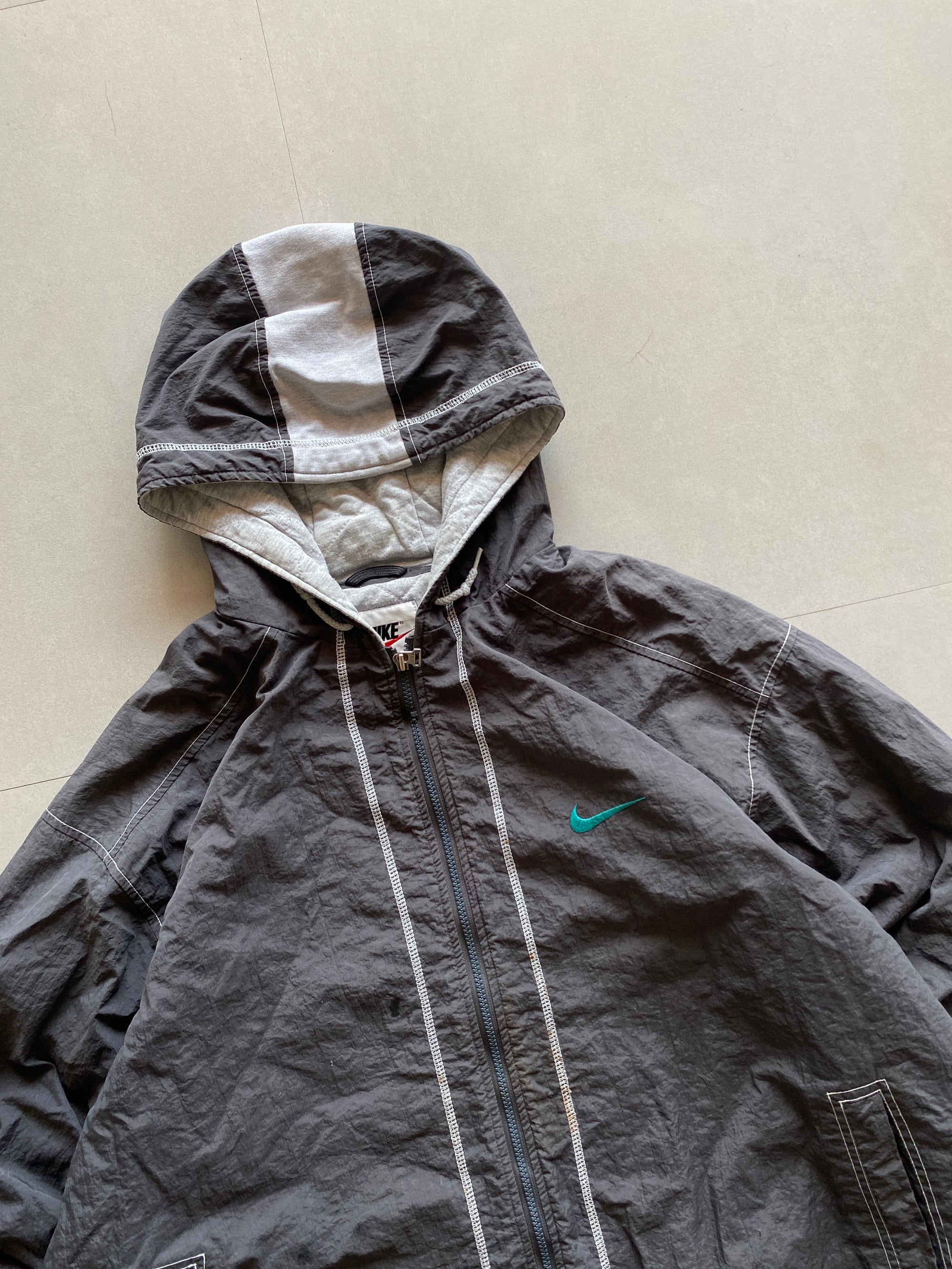 90s NIKE BIG SWOOSH JACKET - XXL