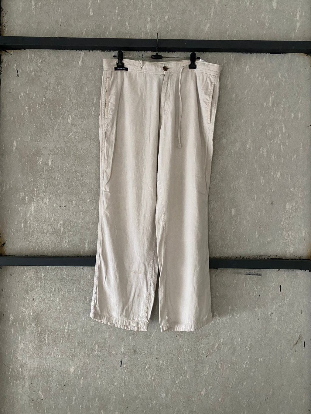BLUE HARBOUR LINEN PANT - M