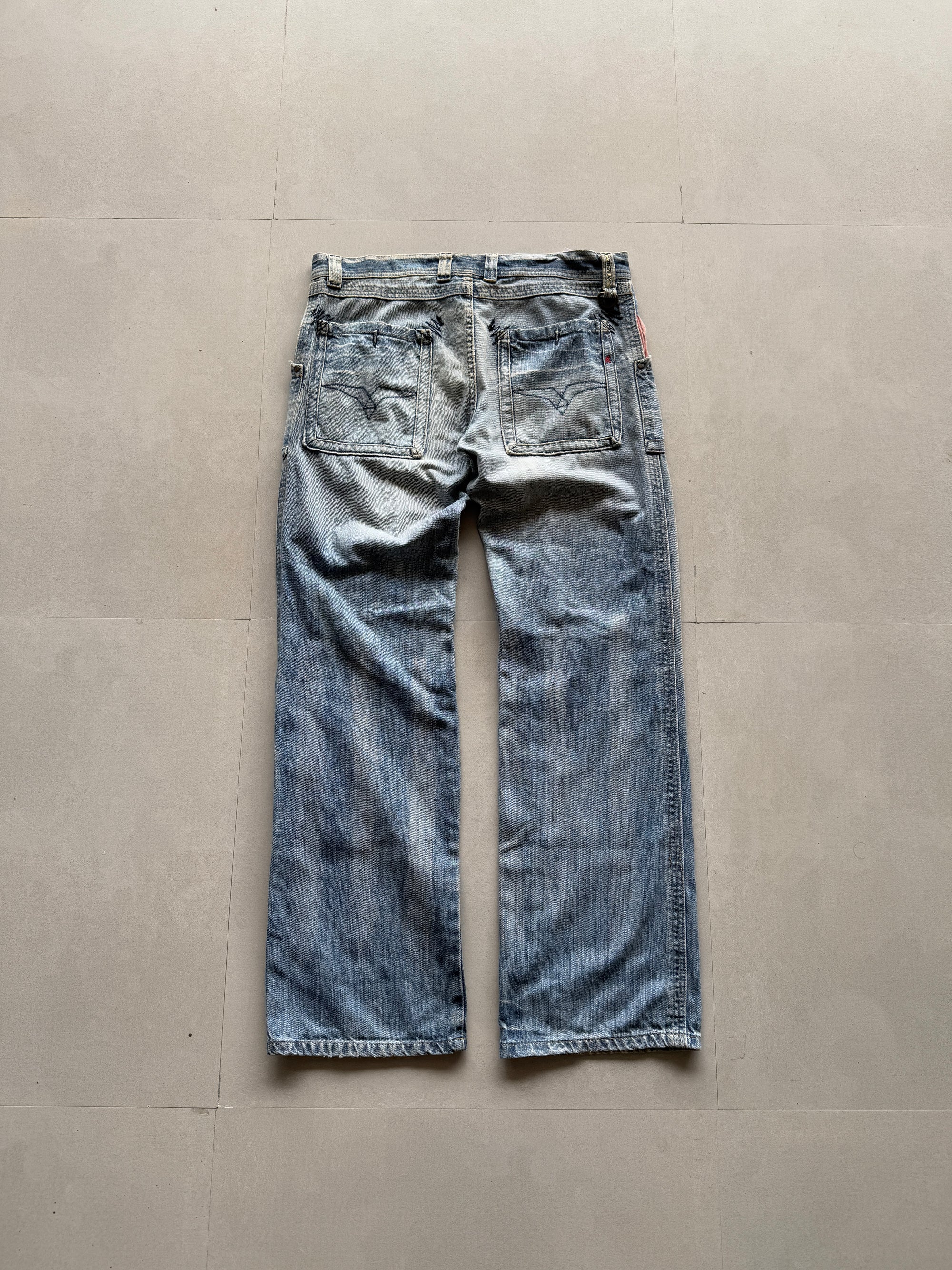 REPLY BIG POCKET DENIM - L