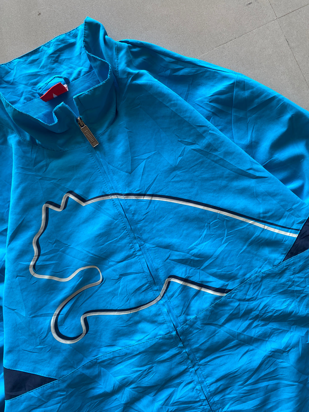 VINTAGE PUMA BIG LOGO JACKET - XL