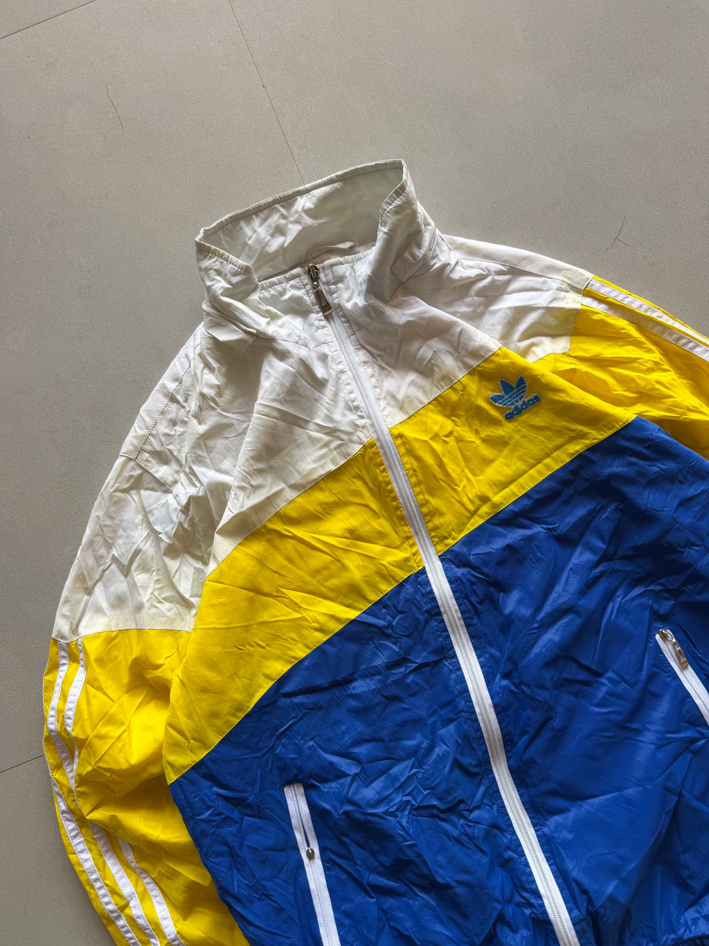 ADIDAS ORGINALS STRIPED JACKET - M