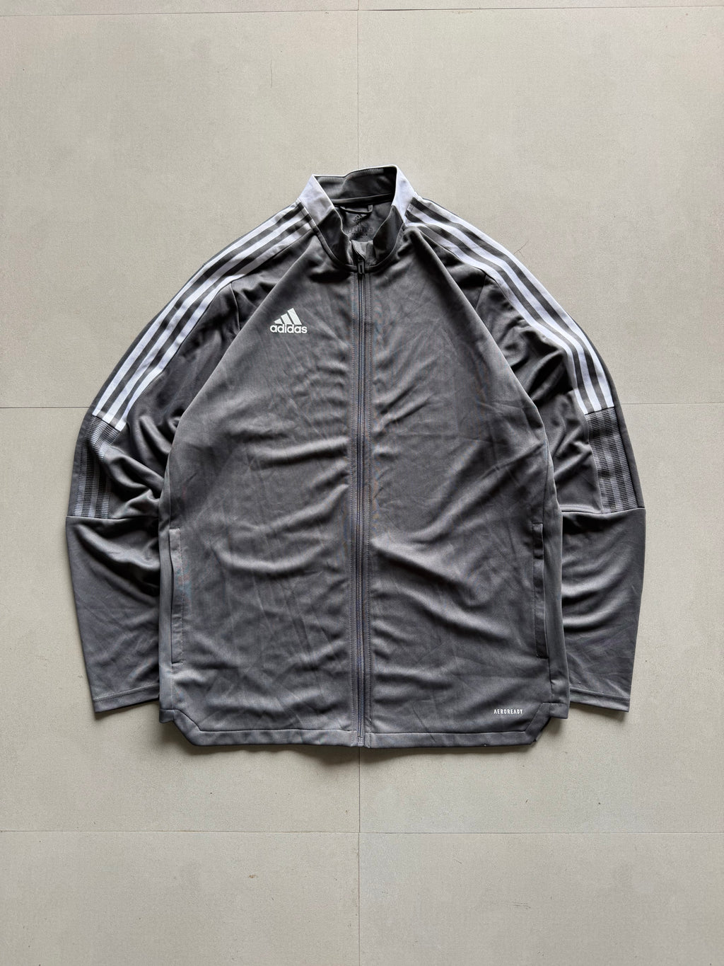ADIDAS STRIPED JACKET - XL