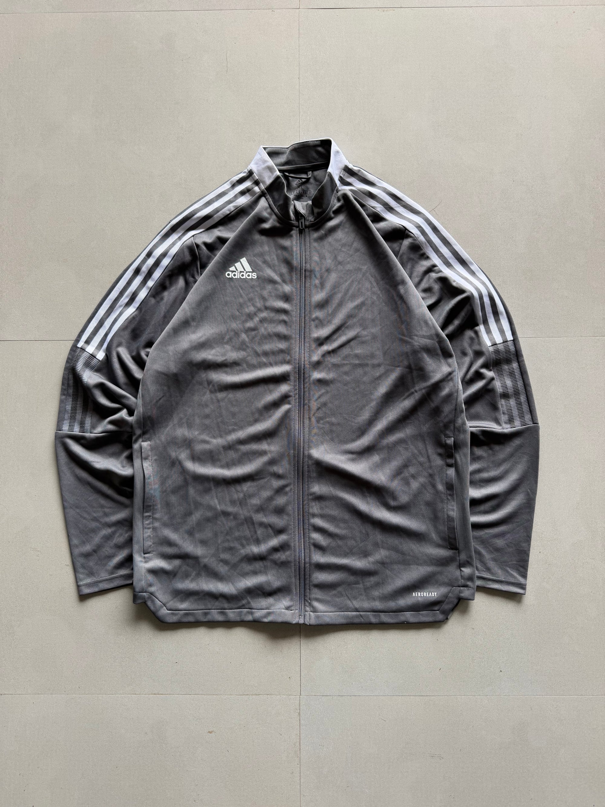 ADIDAS STRIPED JACKET - XL
