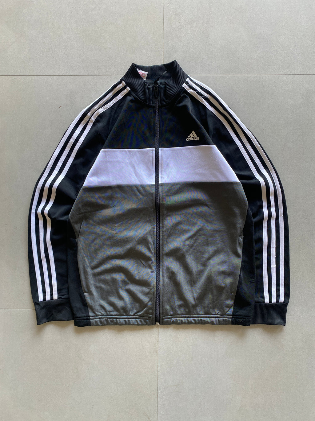 ADIDAS STRIPED JACKET - XS