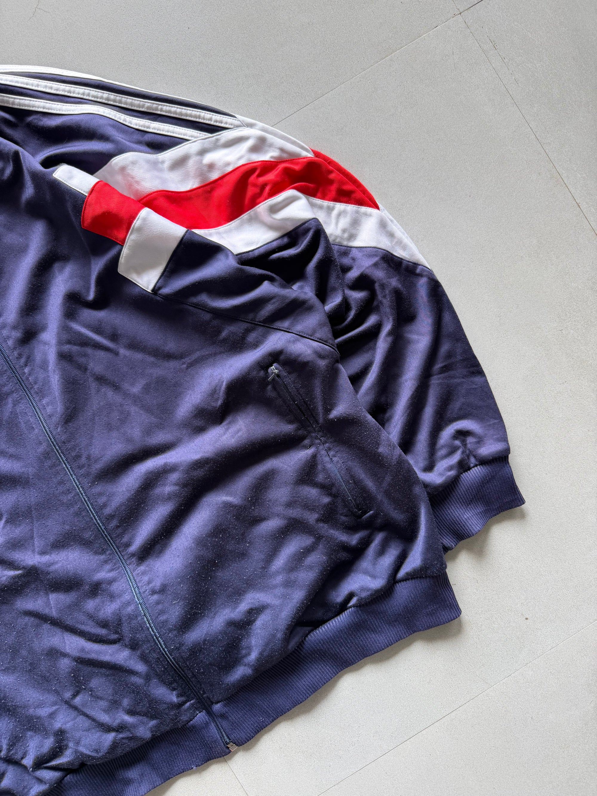 90S ADIDAS STRIPEED JACKET - XL