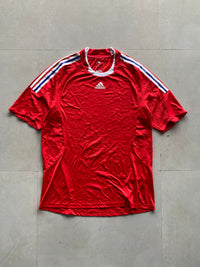 ADIDAS CENTER LOGO DRI-FIT TEE - L