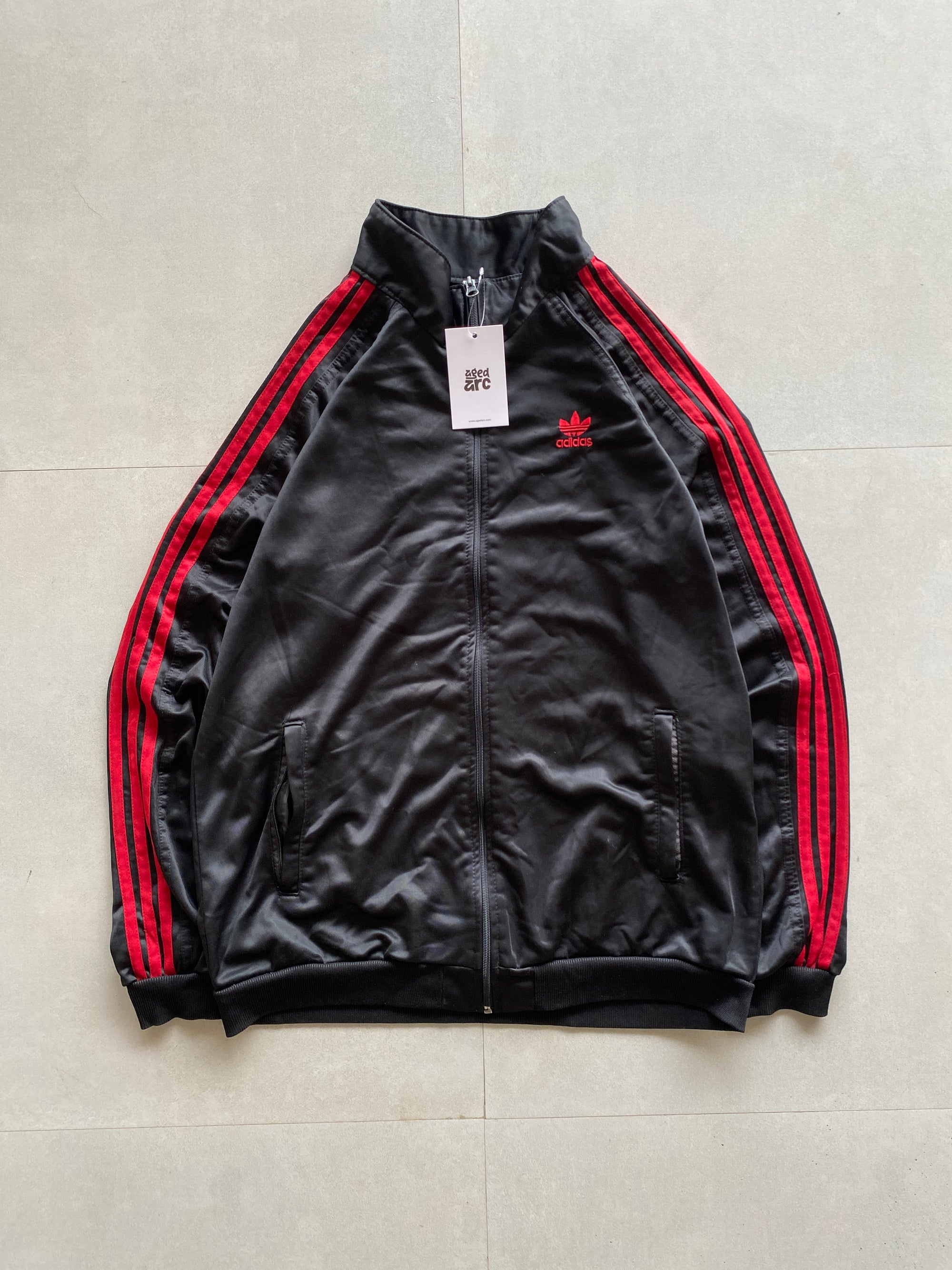 ADIDAS ORGINALS STRIPED JACKET - M