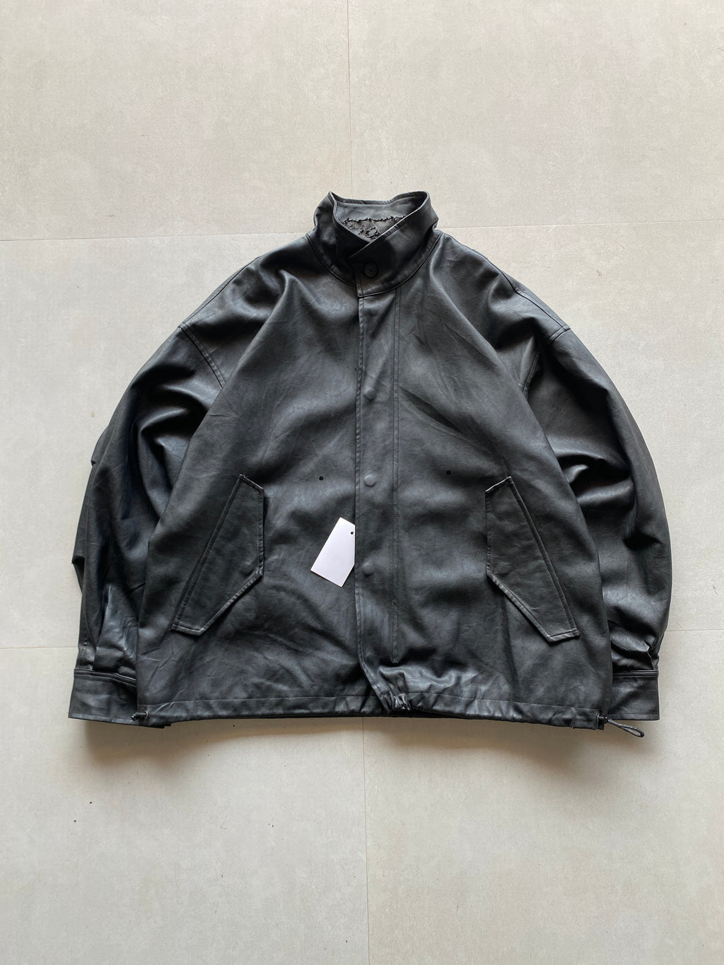 VINTAGE LEATHER JACKET - XL