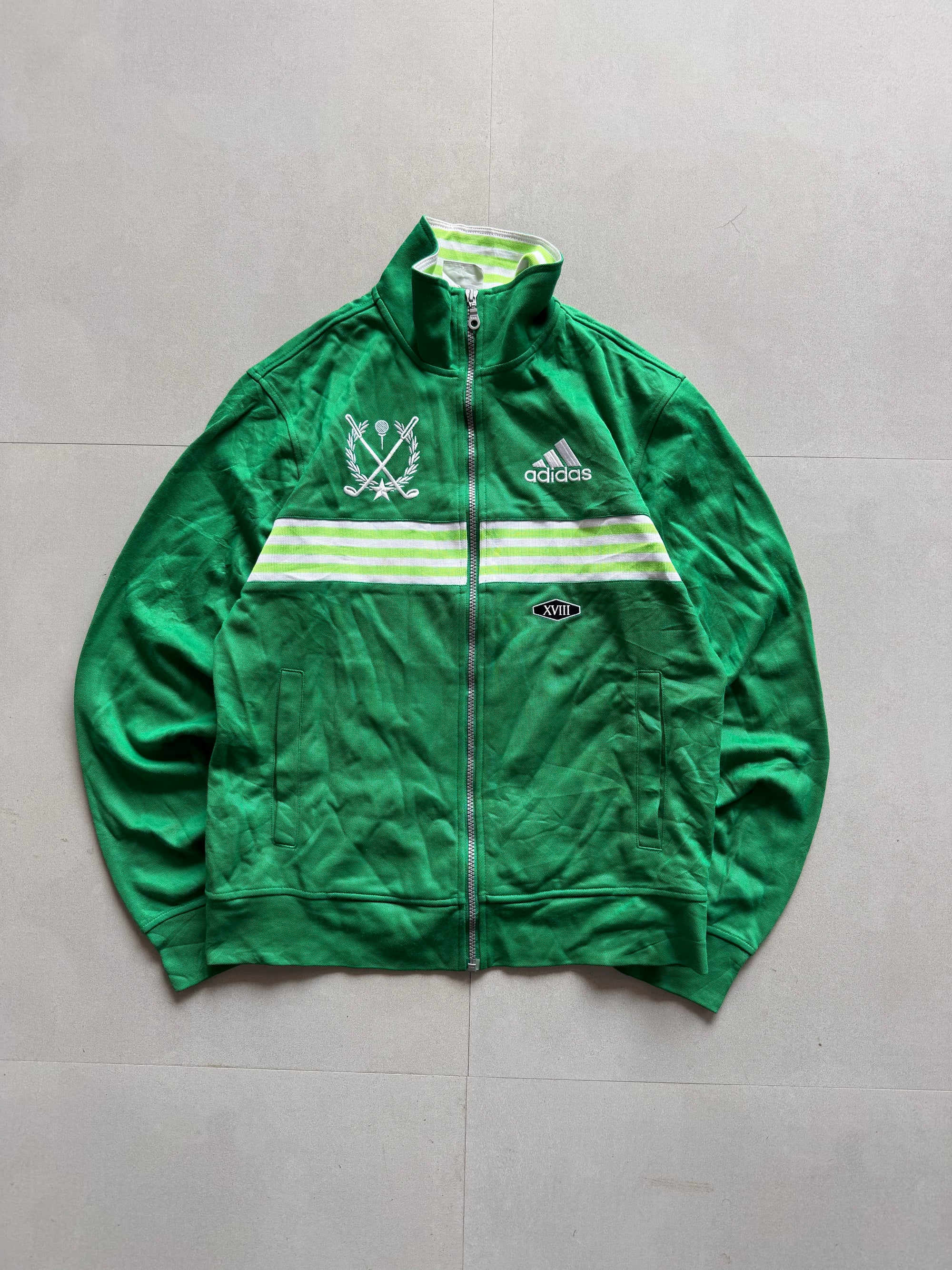 ADIDAS STRIPED JACKET - M