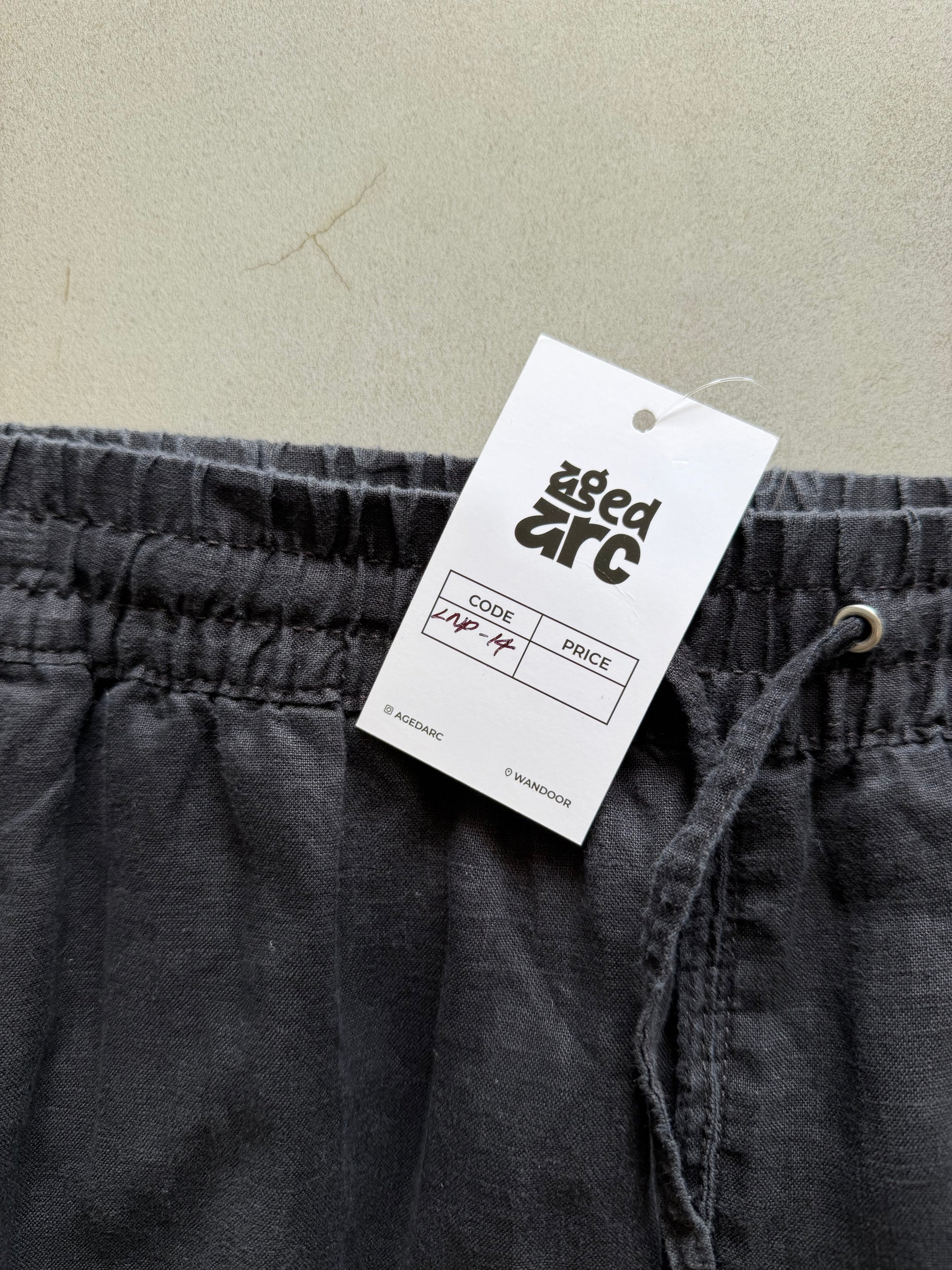 STRIGHT FIT LINEN PANT LNP14 - M