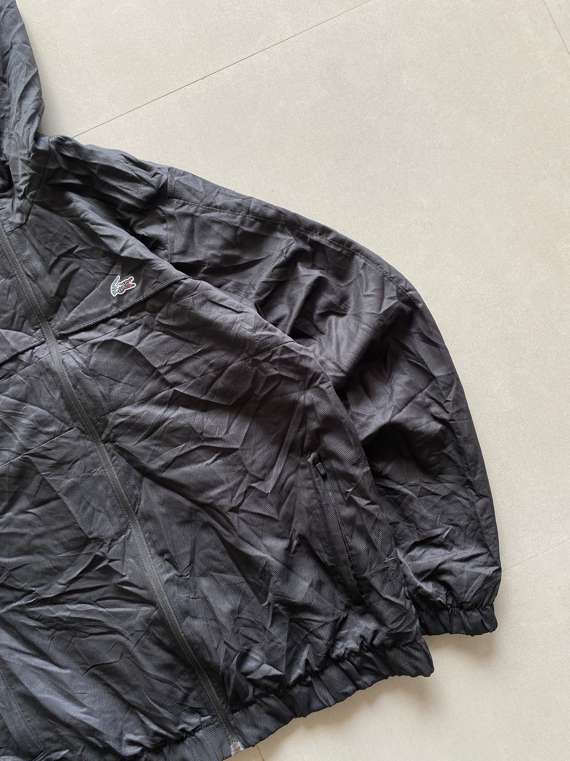 LACOSTE HOODED JACKET - M