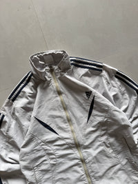 VINTAGE ADIDAS STRIPED JACKET - L