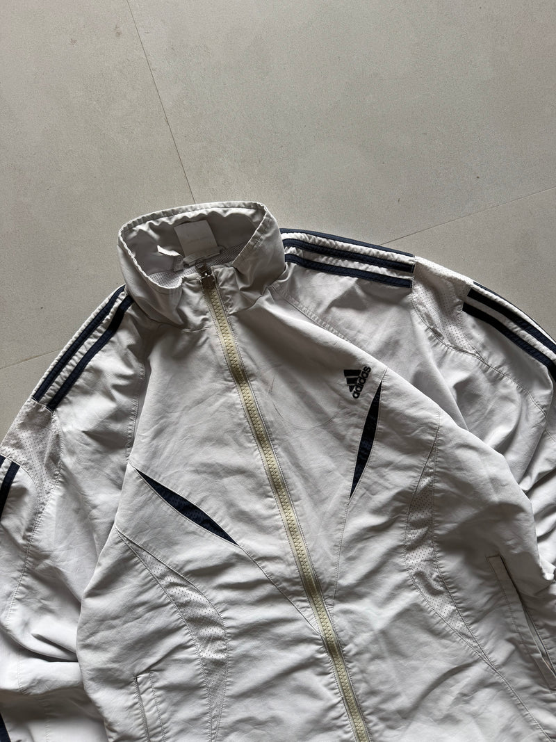 VINTAGE ADIDAS STRIPED JACKET - L