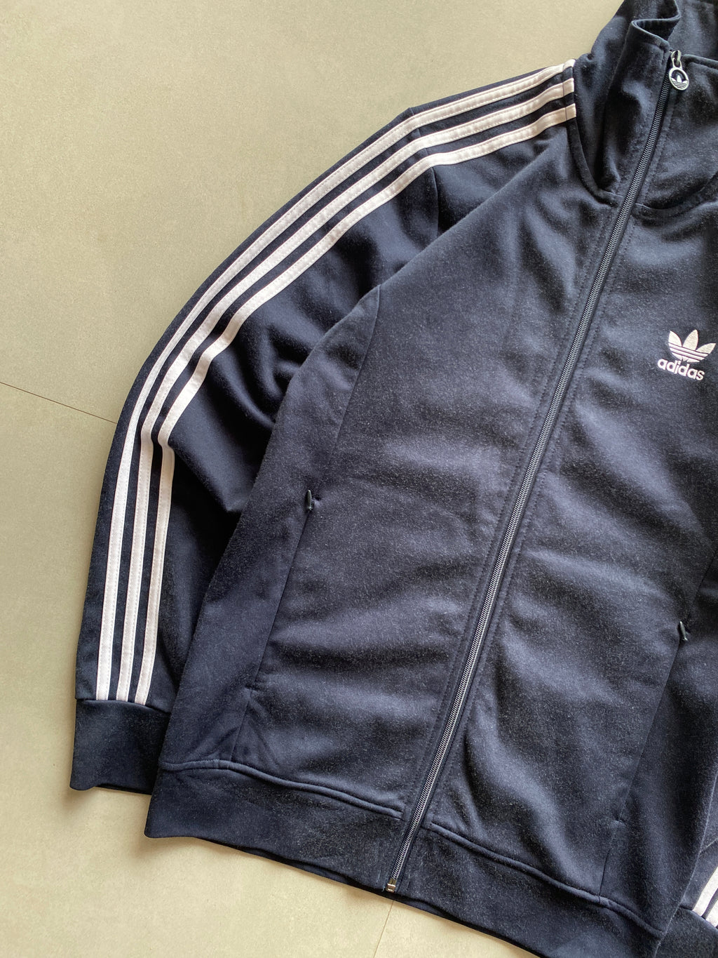 ADIDAS STRIPED JACKET - XS