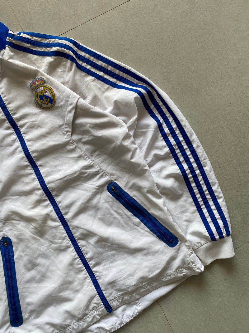 ADIDAS REAL MADRID STRIPED JACKET - S