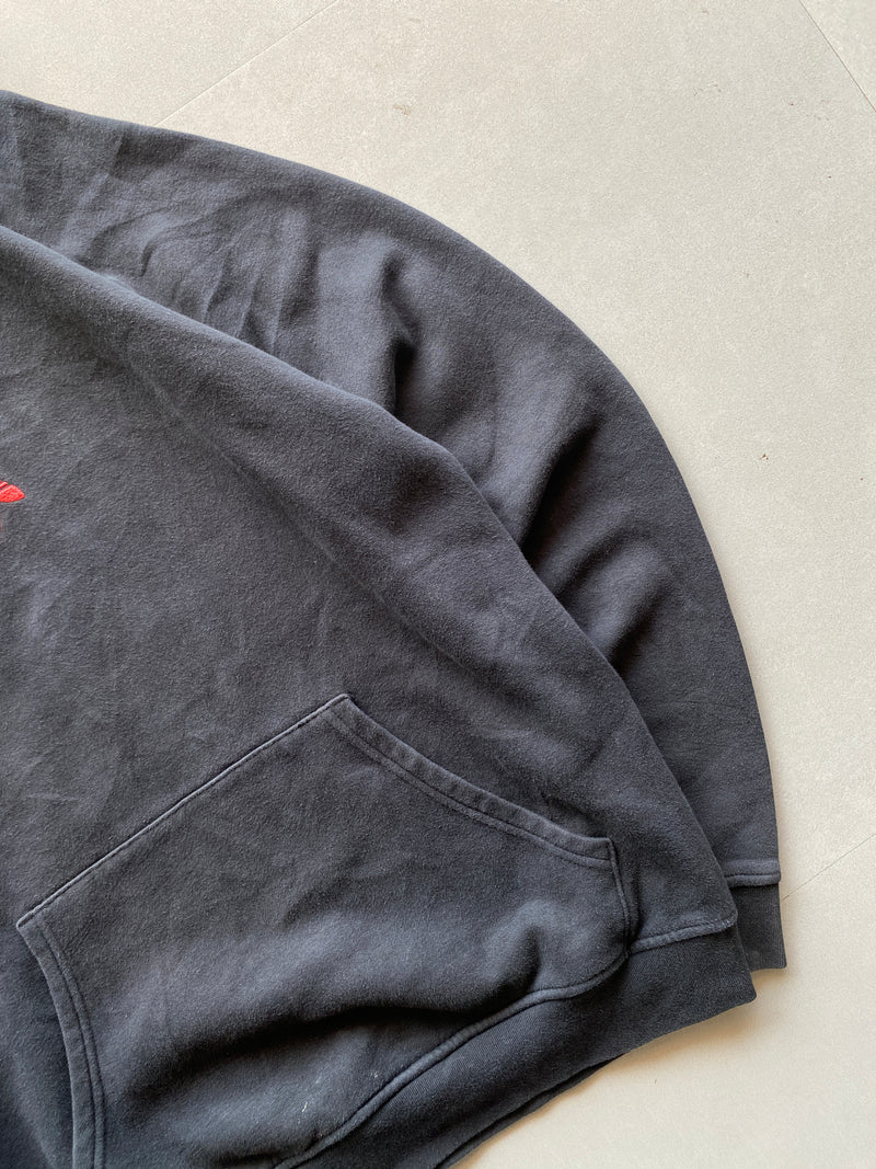 ADIDAS ORGINALS MULTI LOGO HOODIE - L