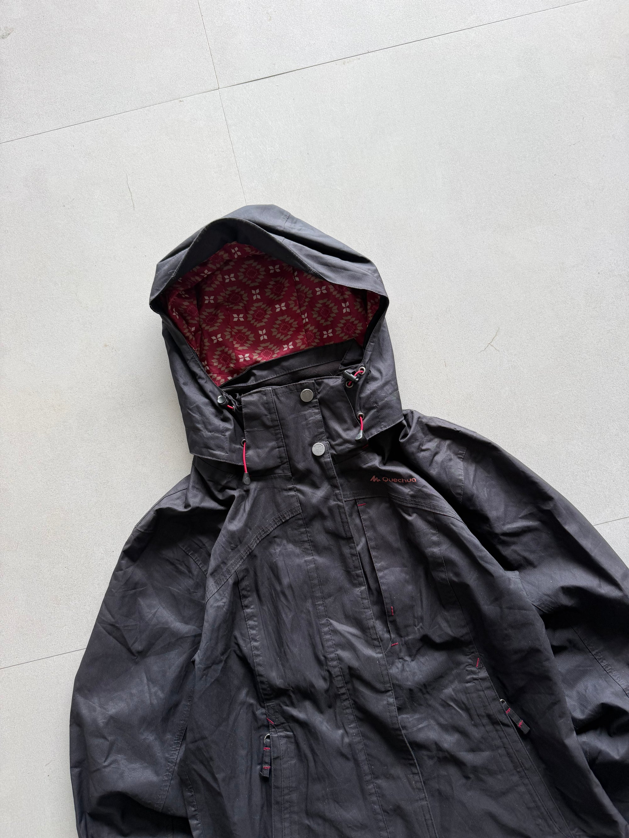 QUECHUA HOODED TACTICAL JACKET - XS