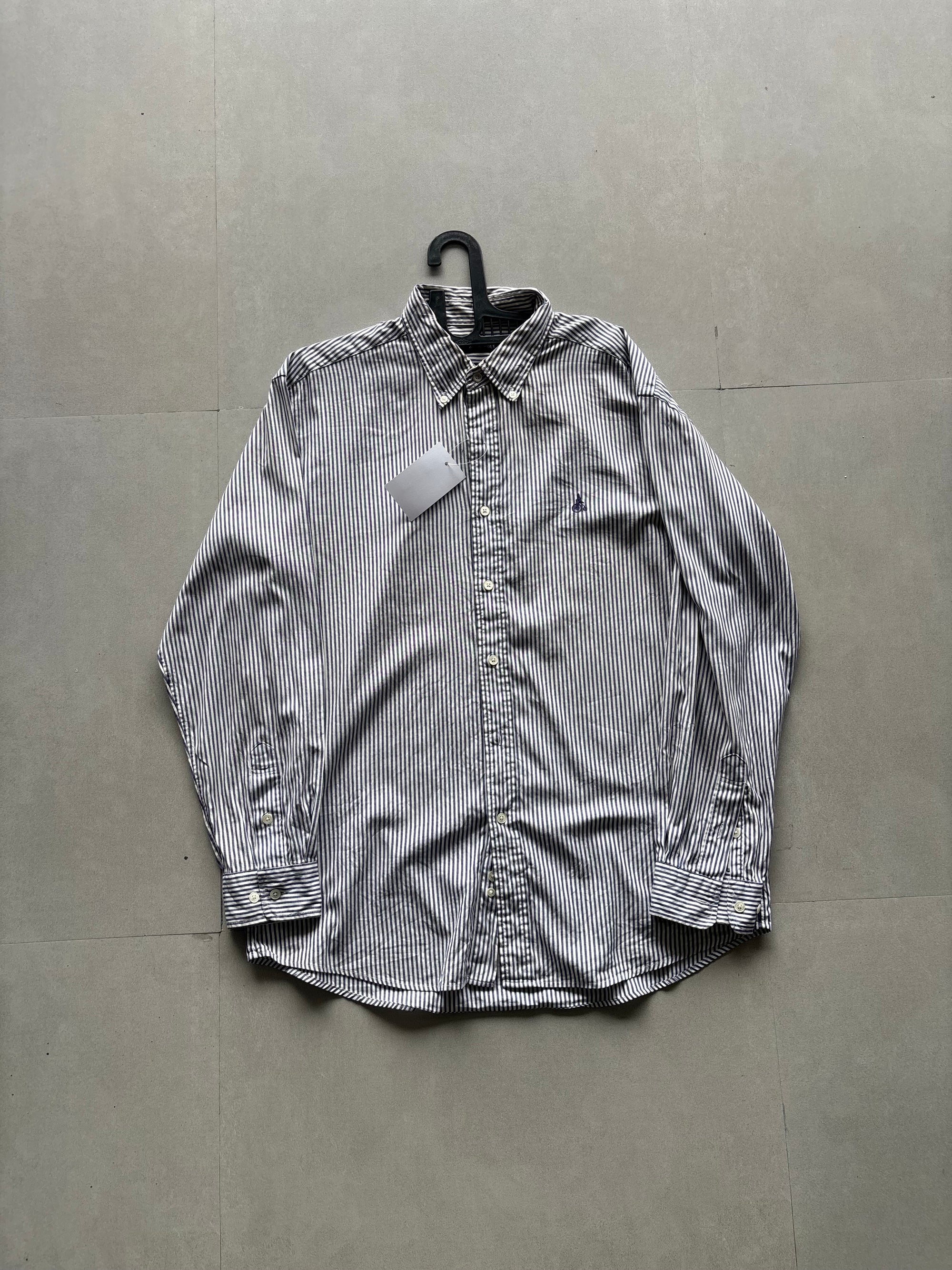 BEAN POLE STRIPED SHIRT - M