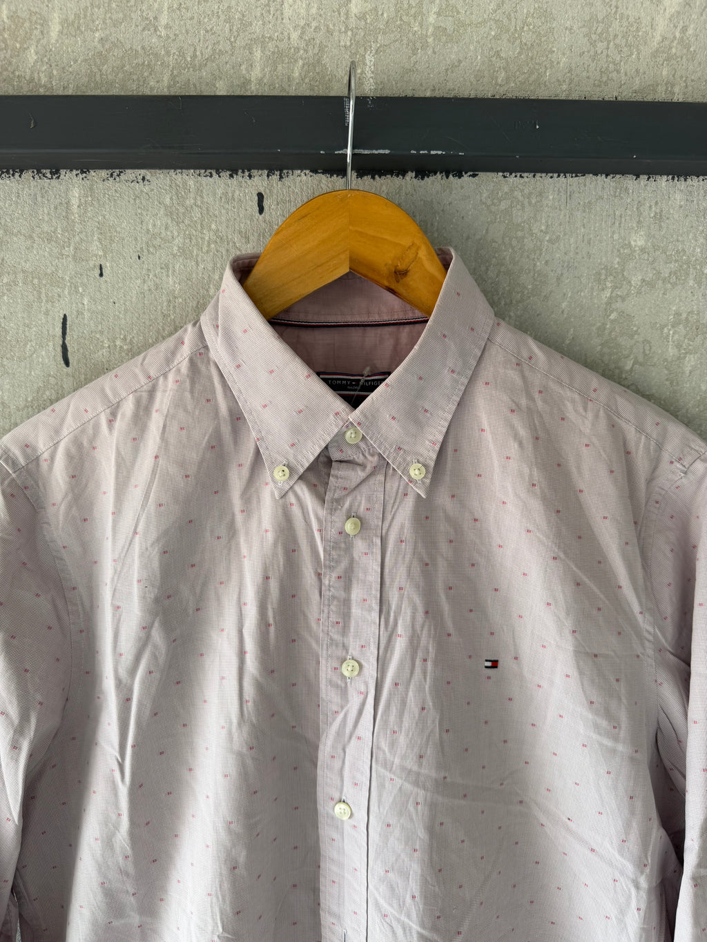 TOMMY HILFIGER PRINTED SHIRT ST193 - M