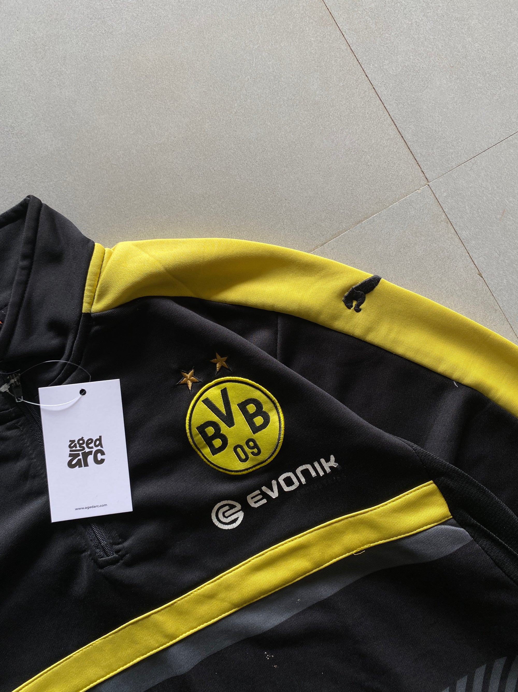PUMA BORUSSIA DORTMUND QUARTER ZIP - M
