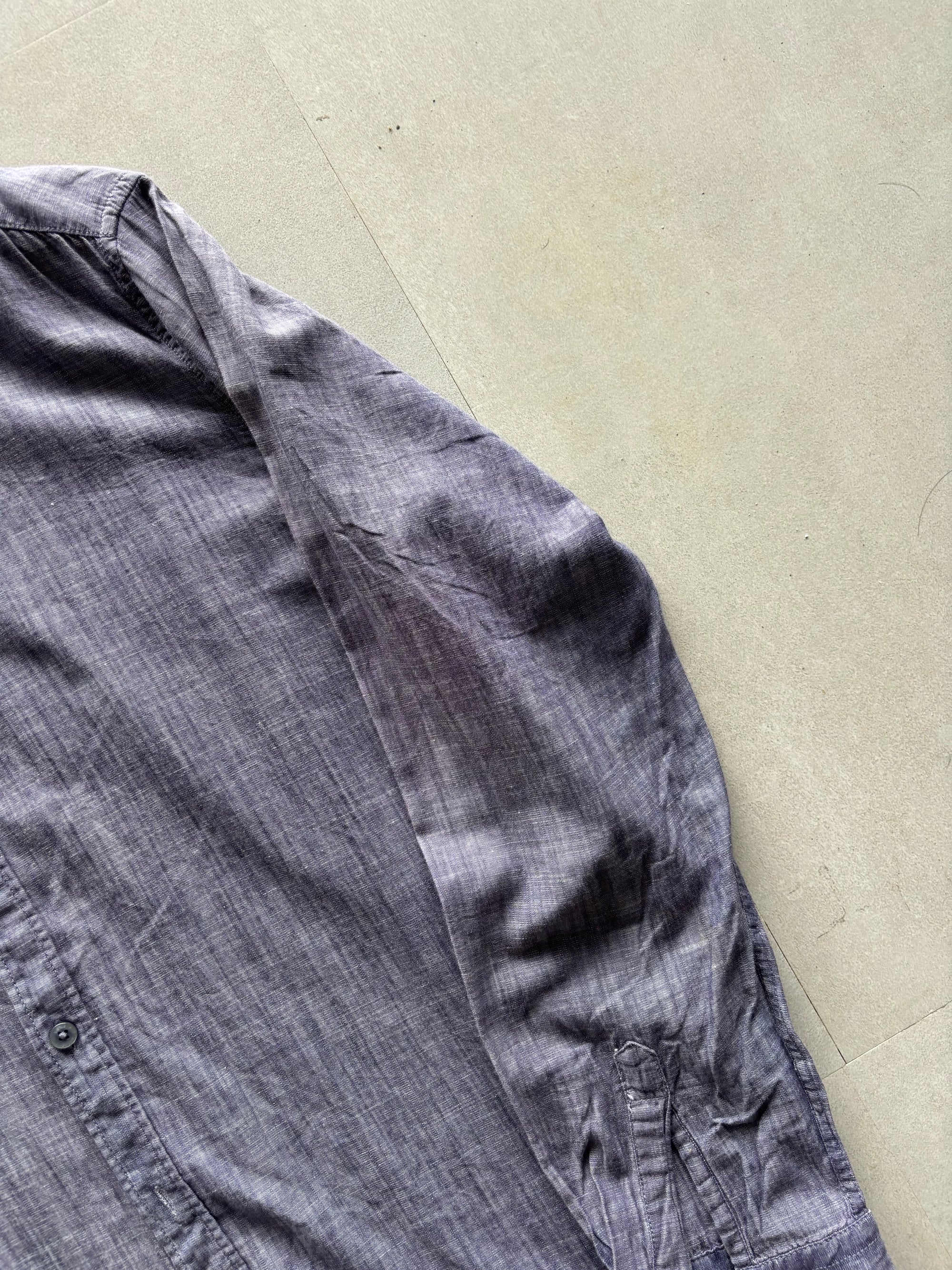 BLACK LABEL PURE LINEN SHIRT - M