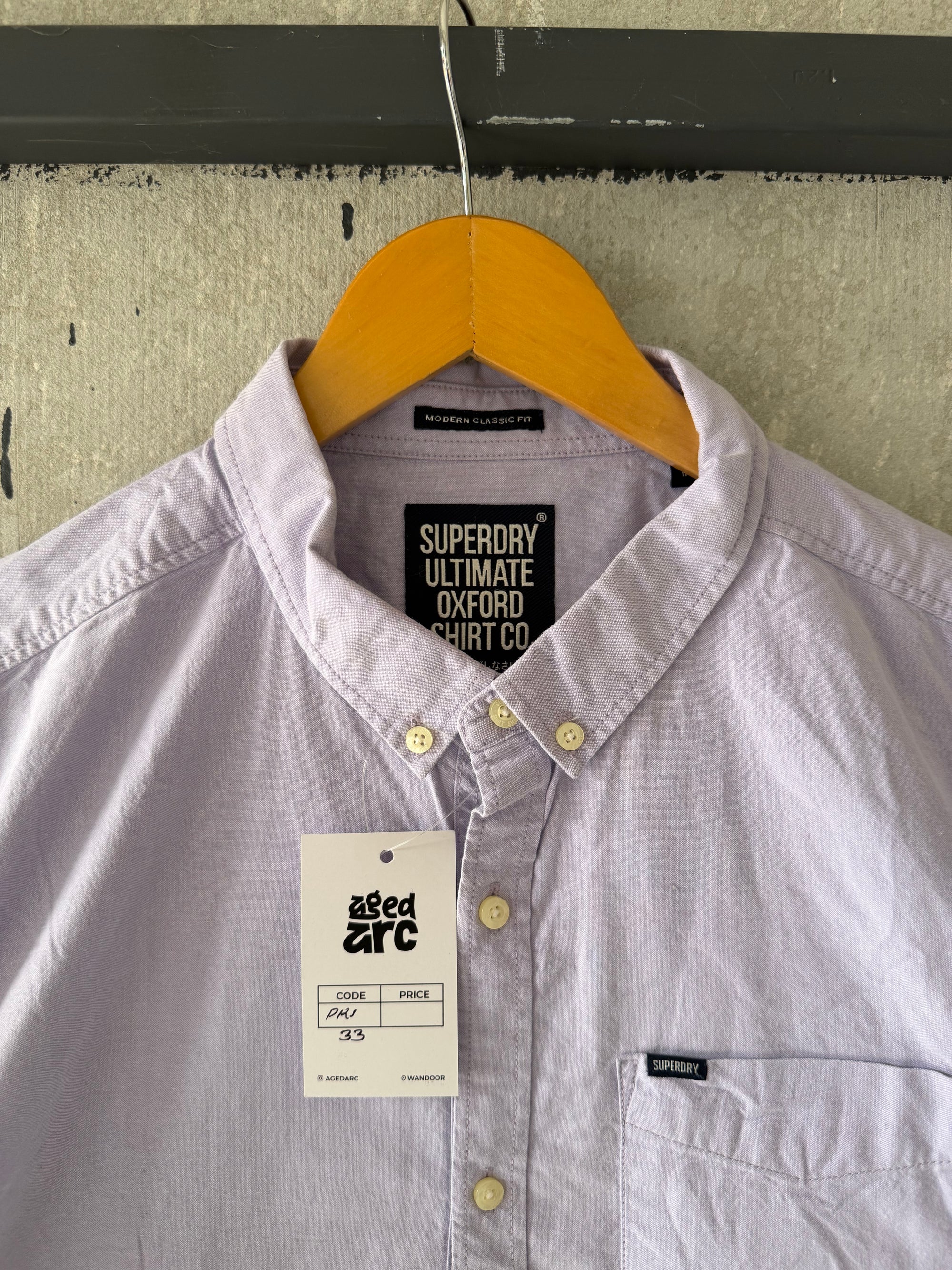 SUPERDRY SHIRT PRS33 - L