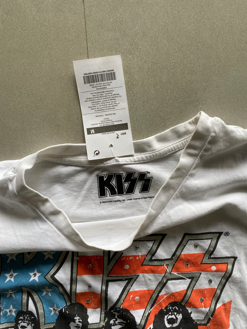 KIZZ BAND 2022 TOUR TEE - XL