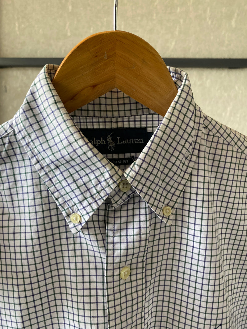 RALPH LAUREN CHECKED SHIRT - M
