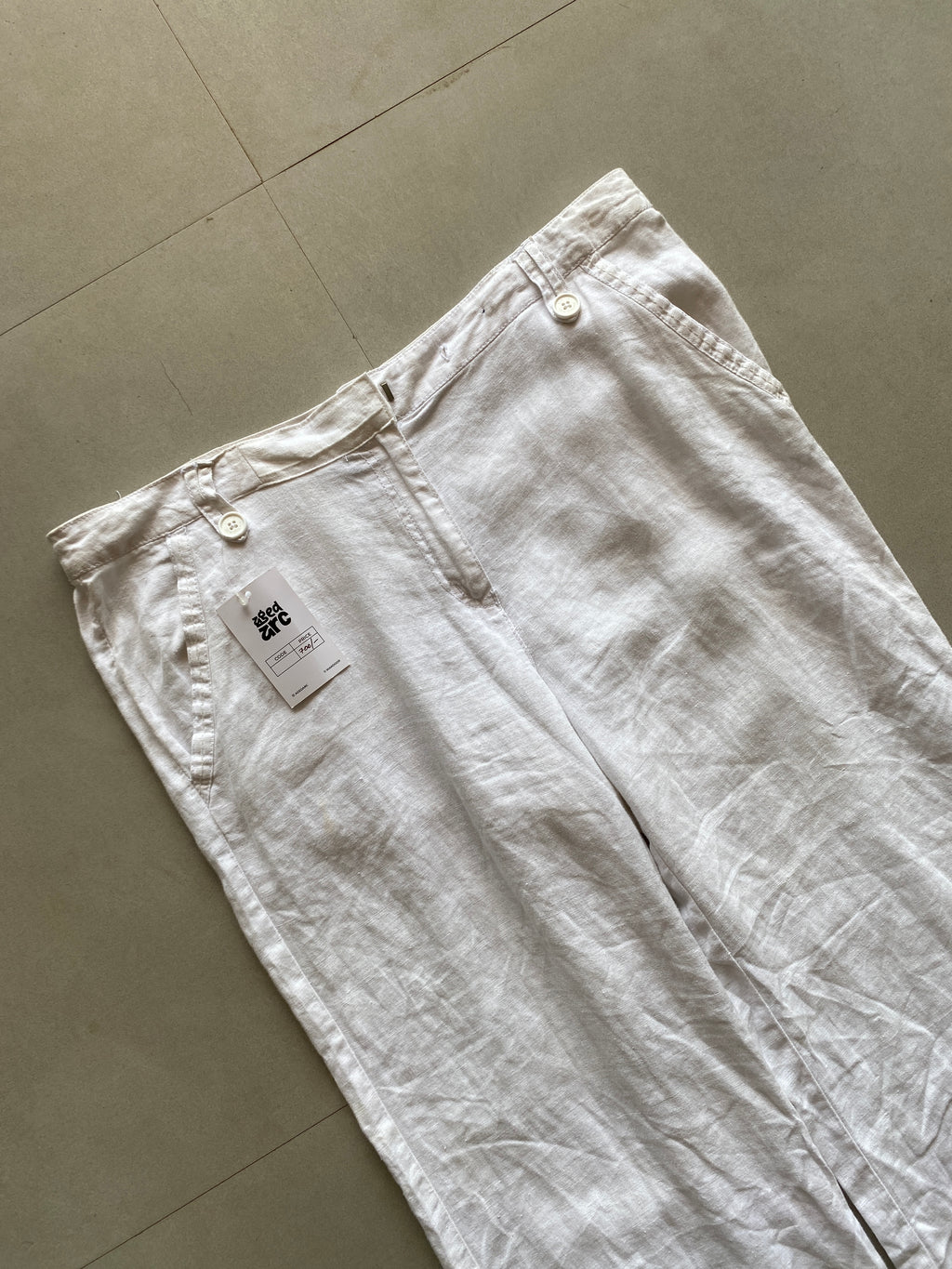BAGGY LINEN PANT - XL
