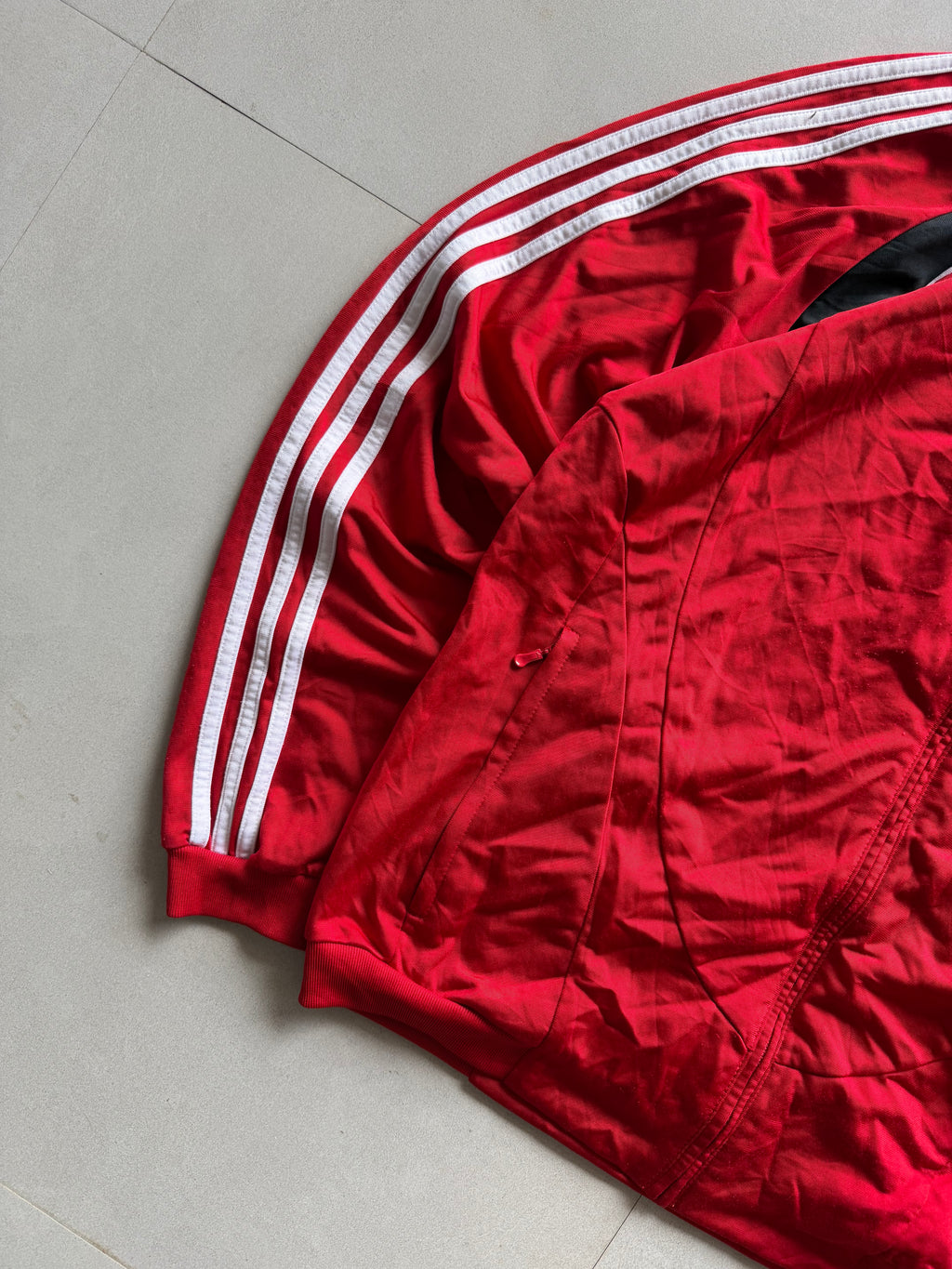 ADIDAS STRIPED JACKET - L