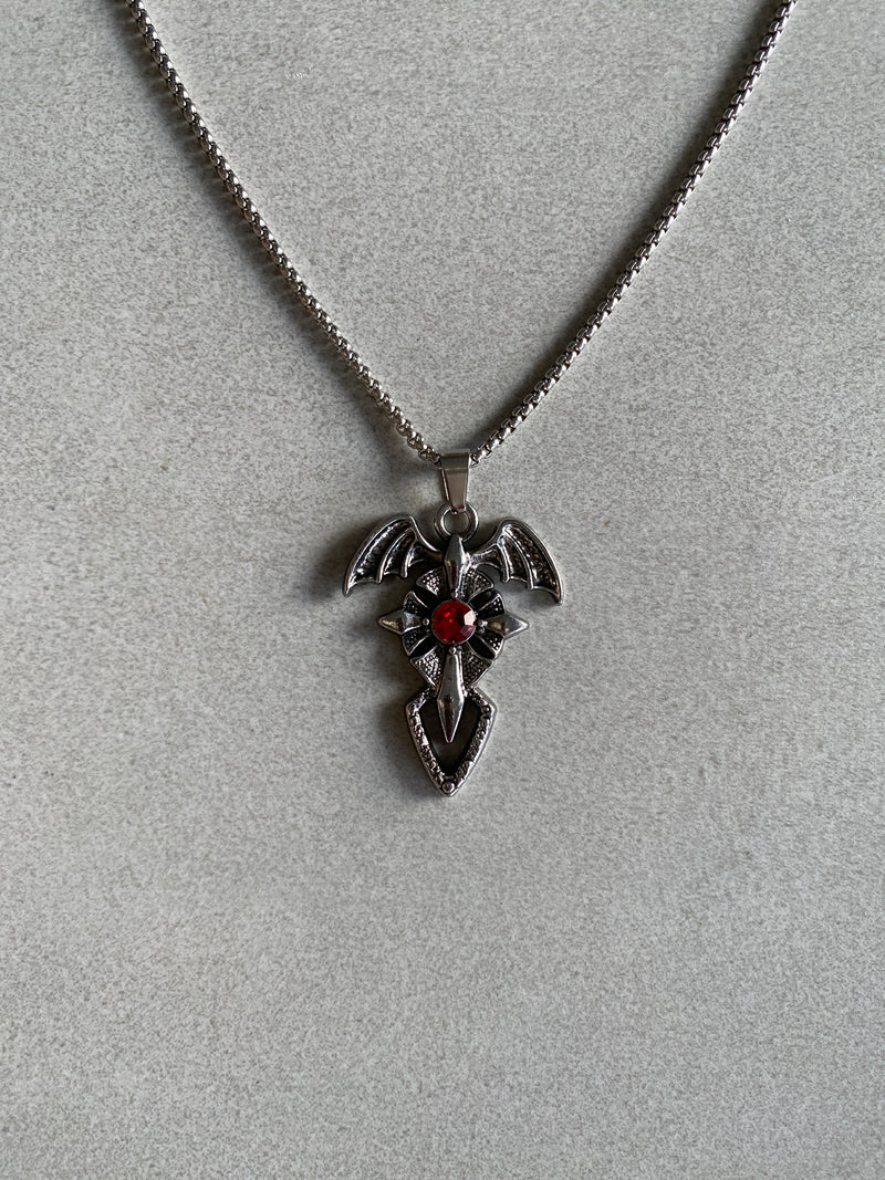 EVIL BAT PENDANT CHAIN