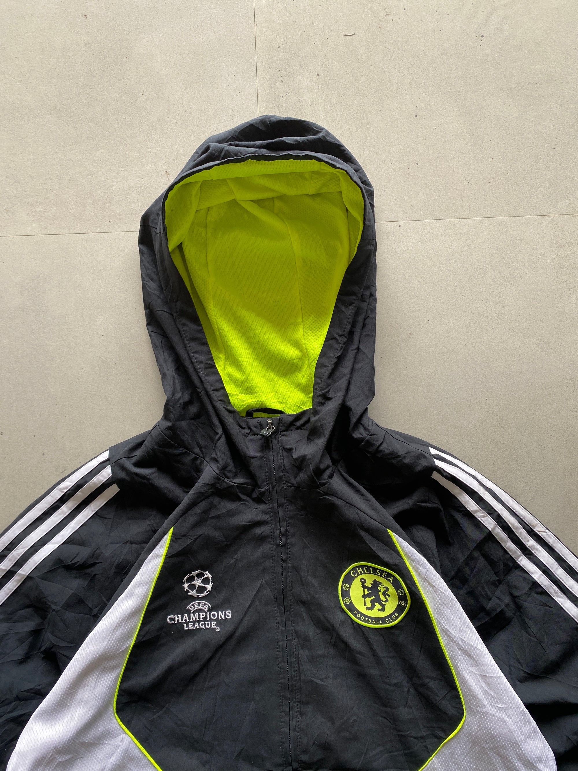 ADIDAS CHELSEA HOODED JACKET - L