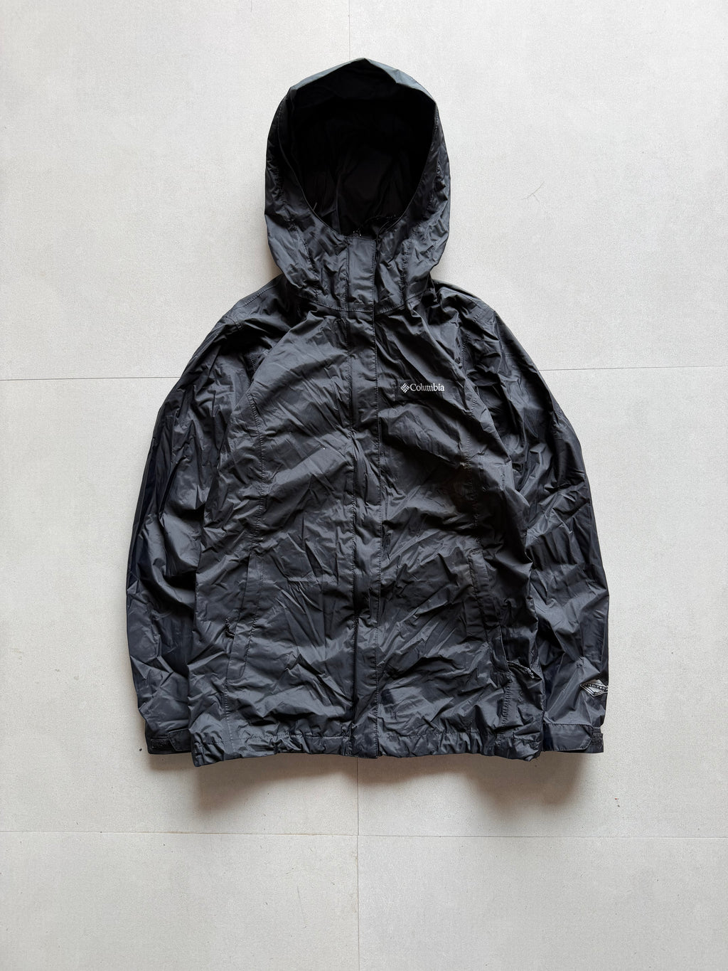 COLUMBIA HOODED TREKKING JACKET - XS