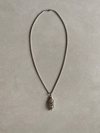 DIAMOND CIRCLE PENDANT CHAIN