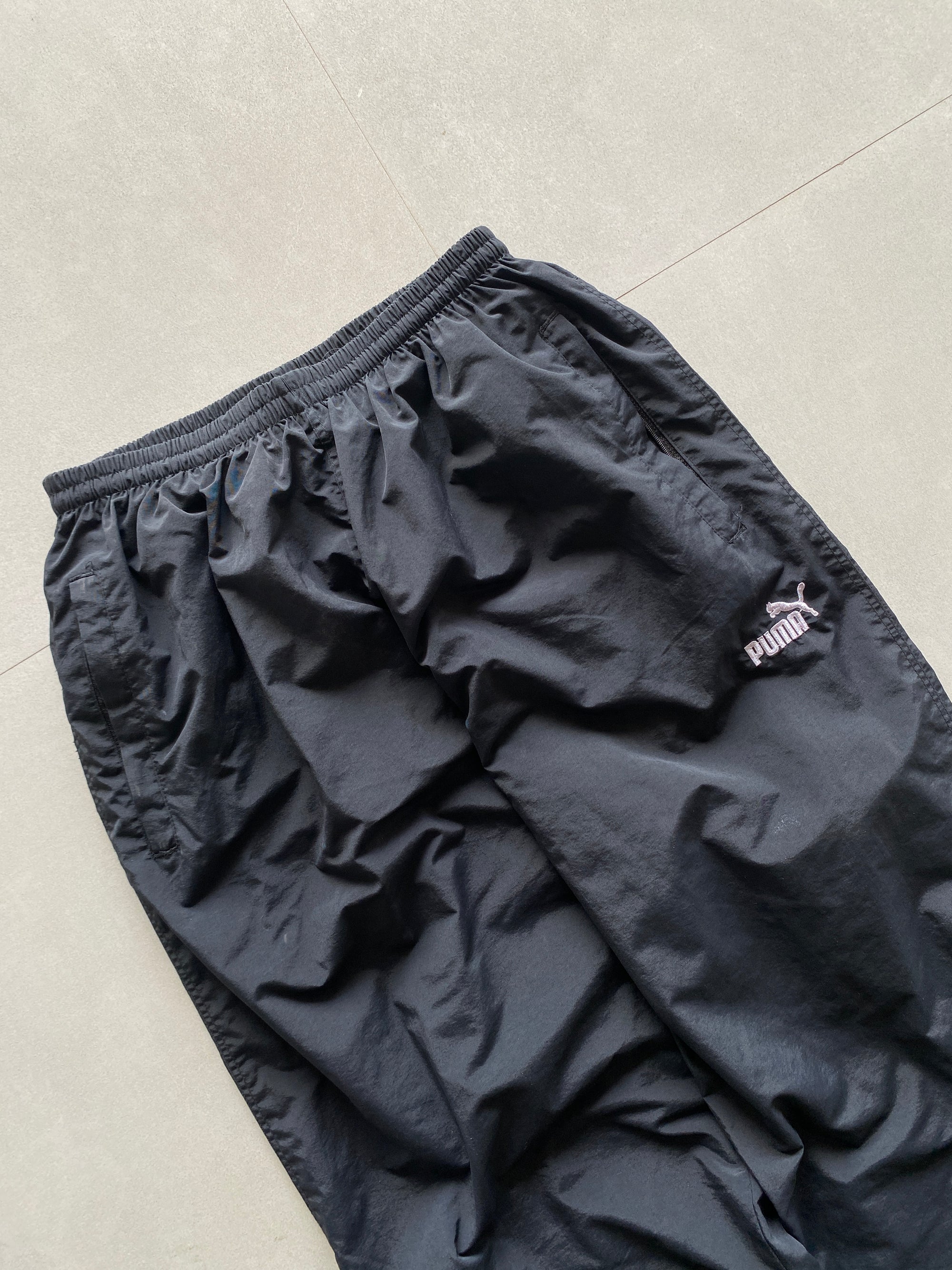 VINTAGE PUMA BAGGY TRACK PANT - S