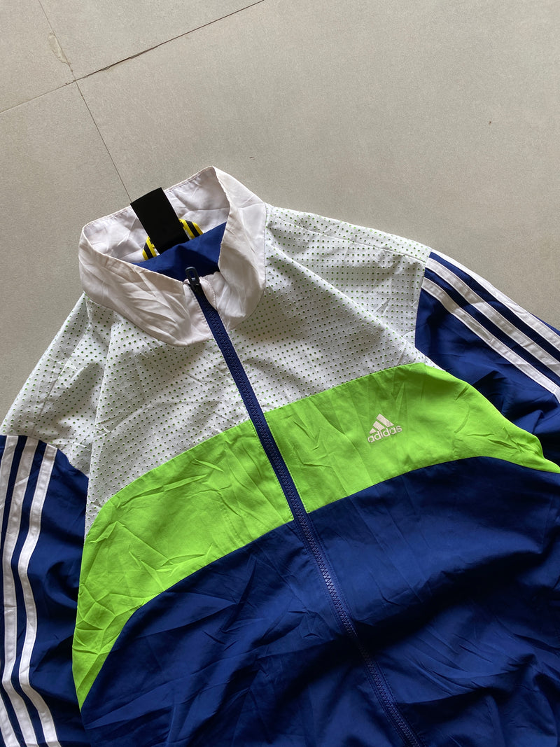 ADIDAS STRIPED JACKET - L