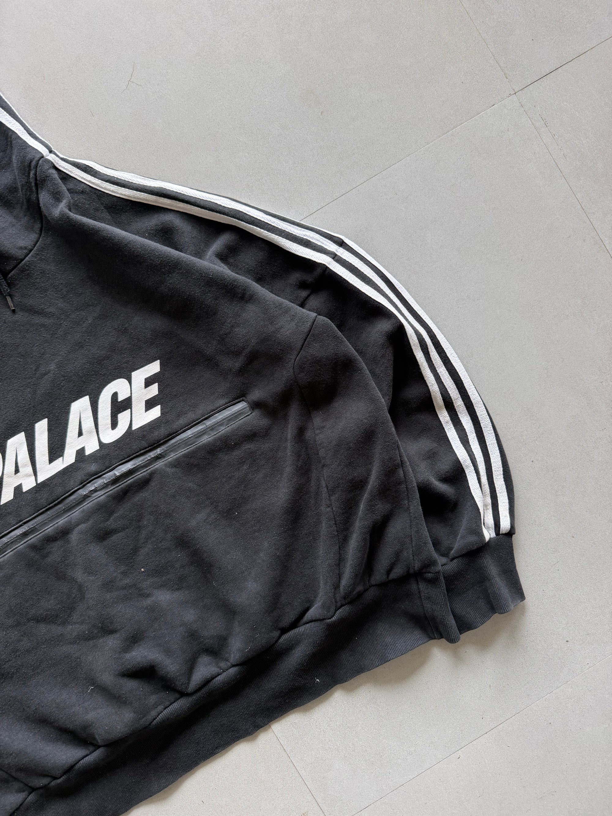 PALACE X ADIDAS STRIPED HOODIE - XL