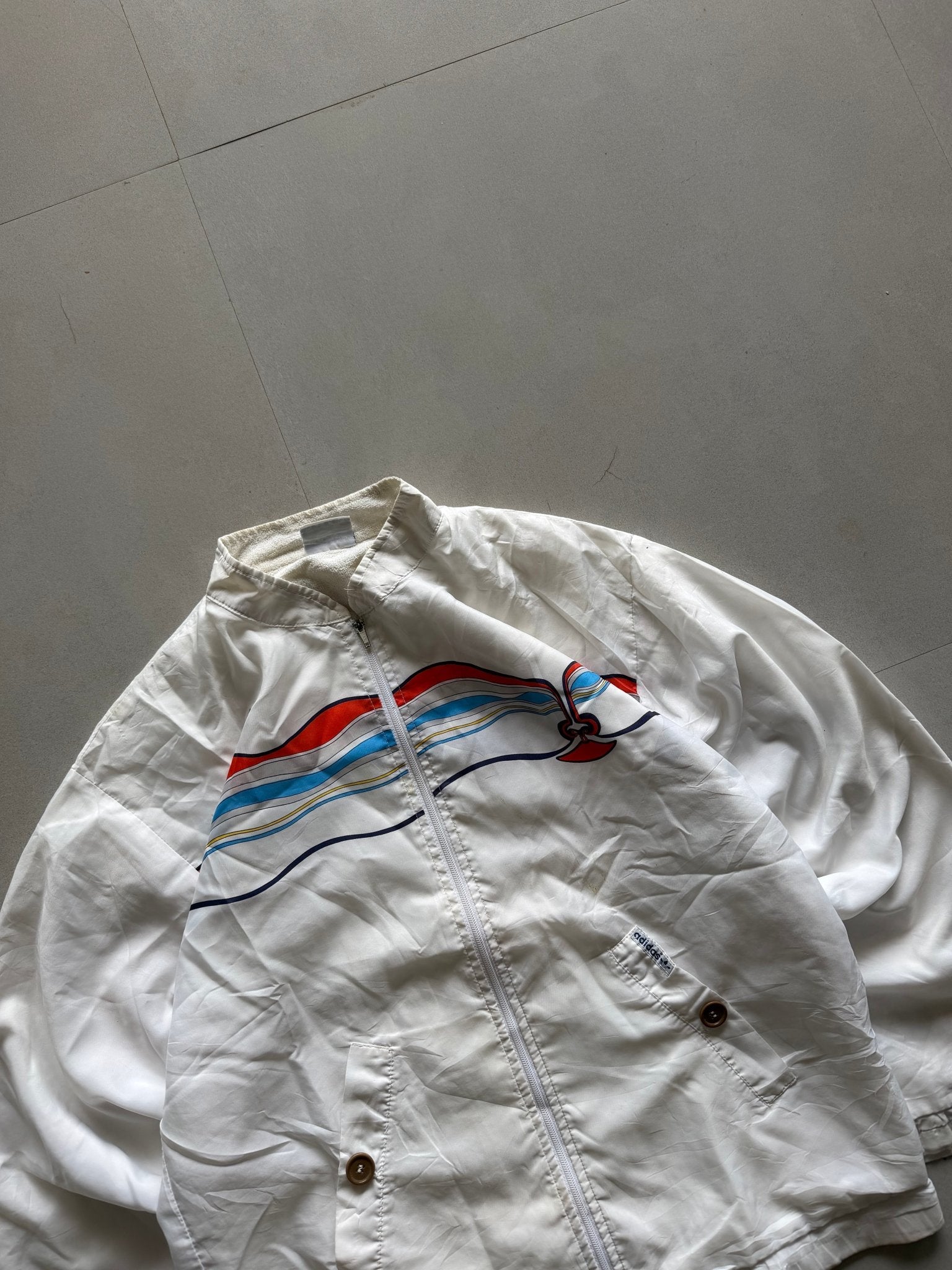 80S ADIDAS IVAN LENDL JACKET - Aged Arc
