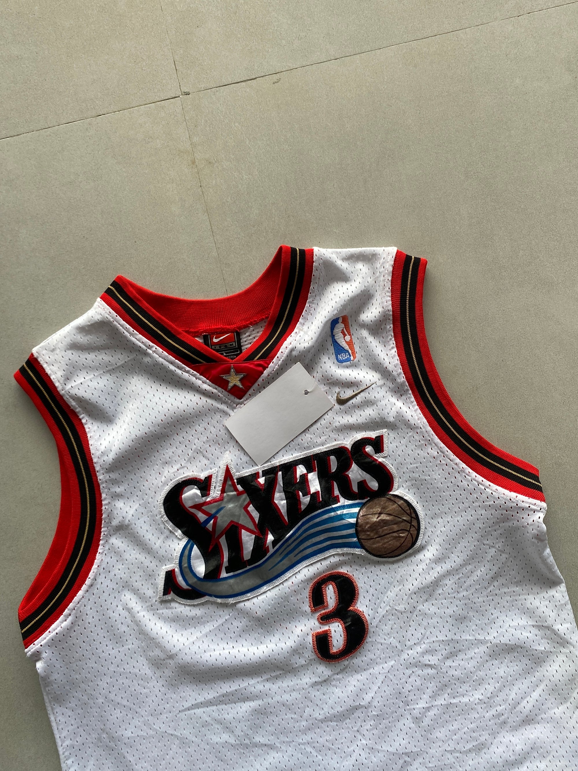 NIKE ALLEN IVERSON PHILADELPHIA 76ERS NBA JERSEY - XS