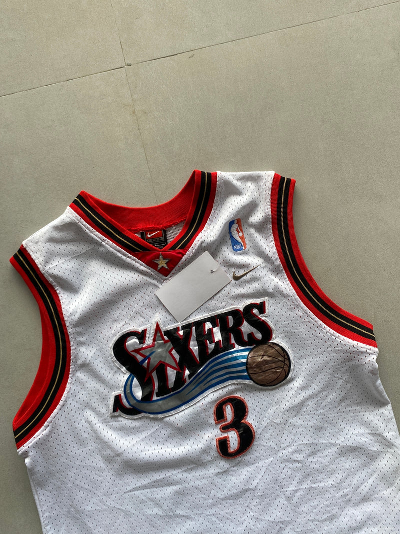 NIKE ALLEN IVERSON PHILADELPHIA 76ERS NBA JERSEY - XS