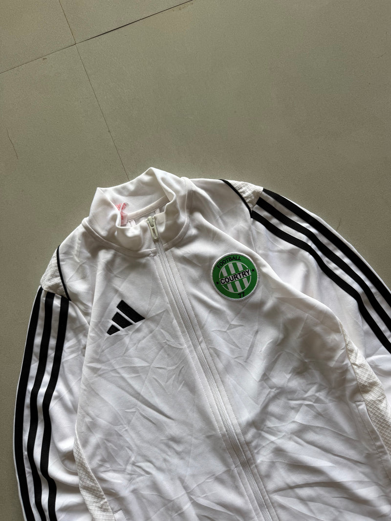 ADIDAS STRIPED COURTRY JACKET - YOUTH S