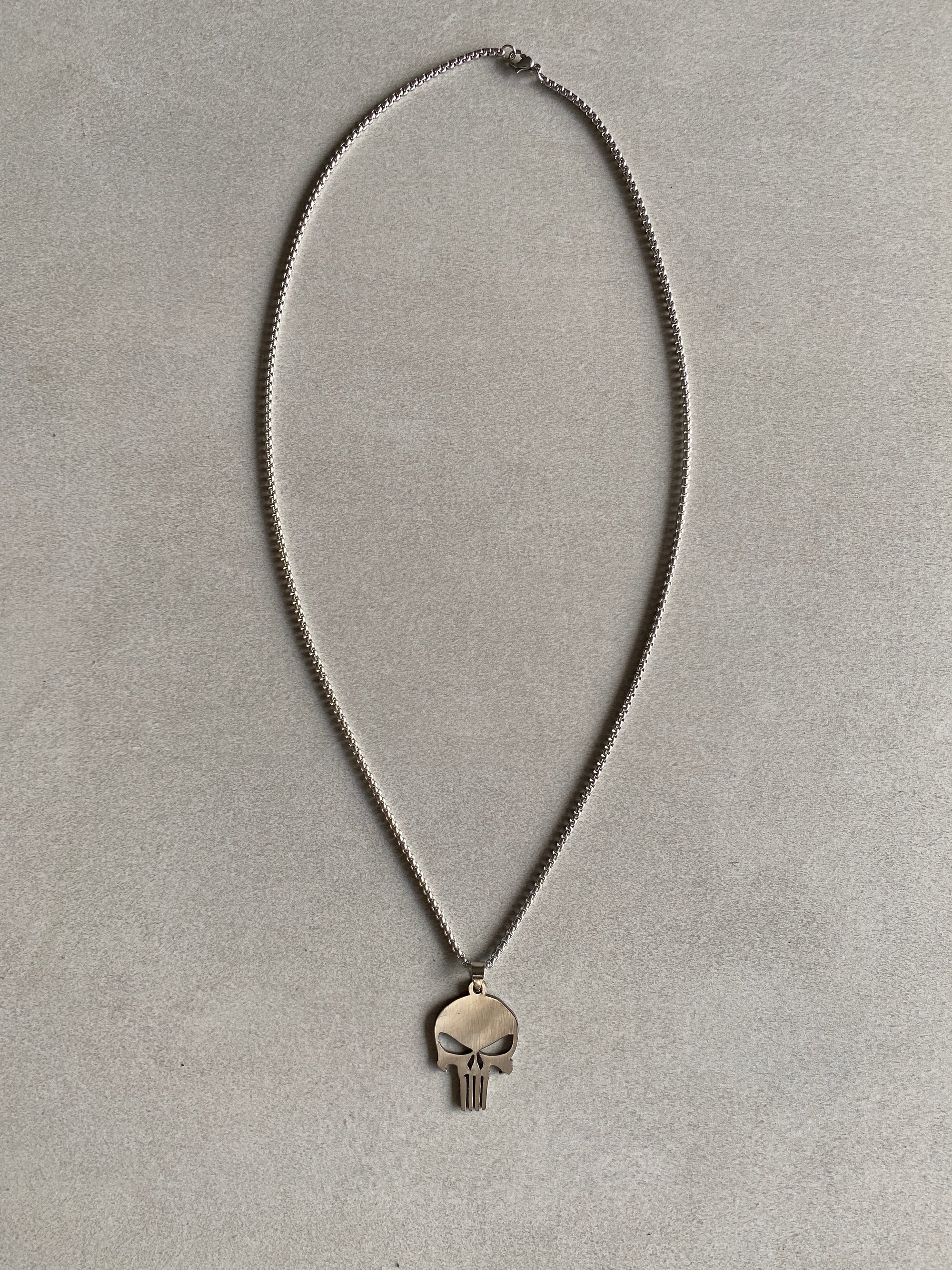 PUNISHER SKULL PENDANT CHAIN