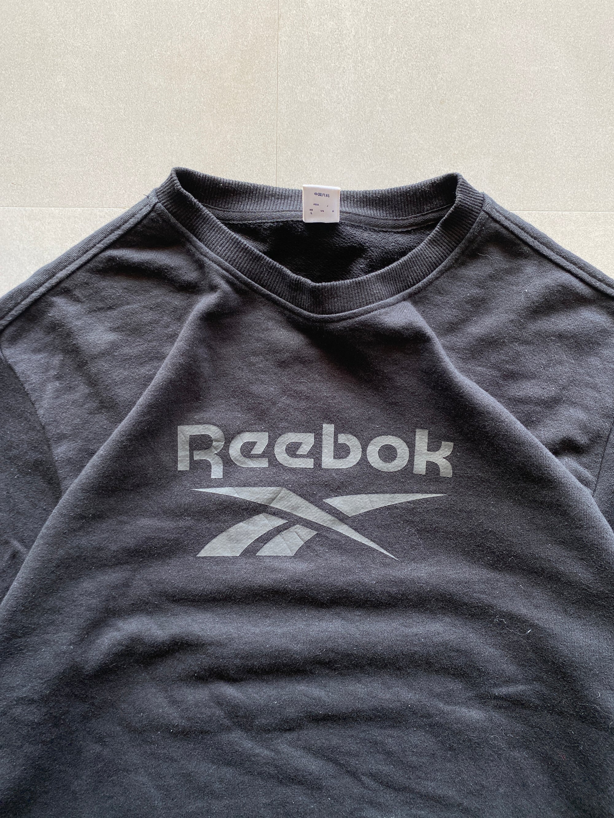 VINTAGE REEBOK BIG LOGO SWEATSHIRT - M