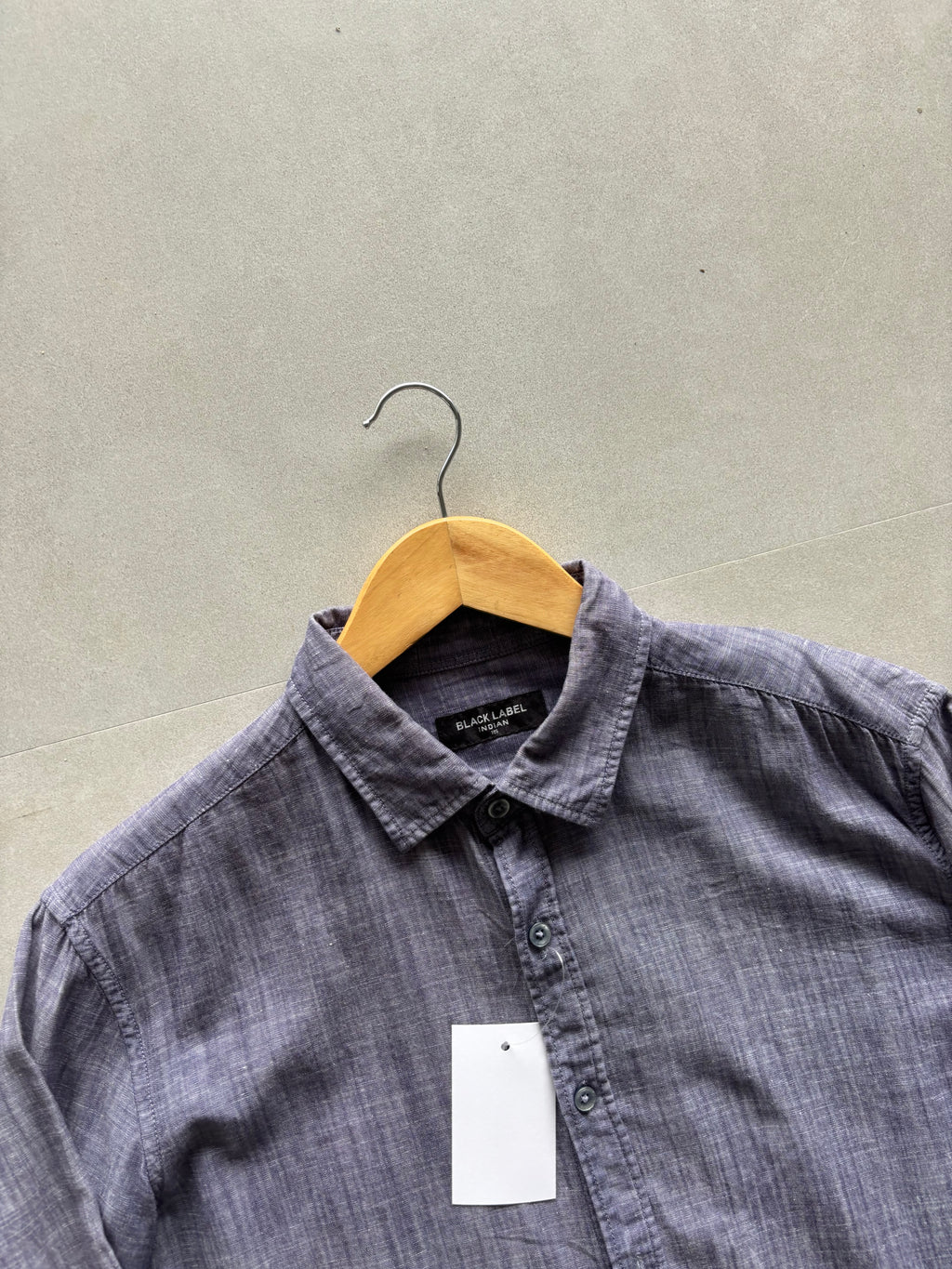 BLACK LABEL PURE LINEN SHIRT - M