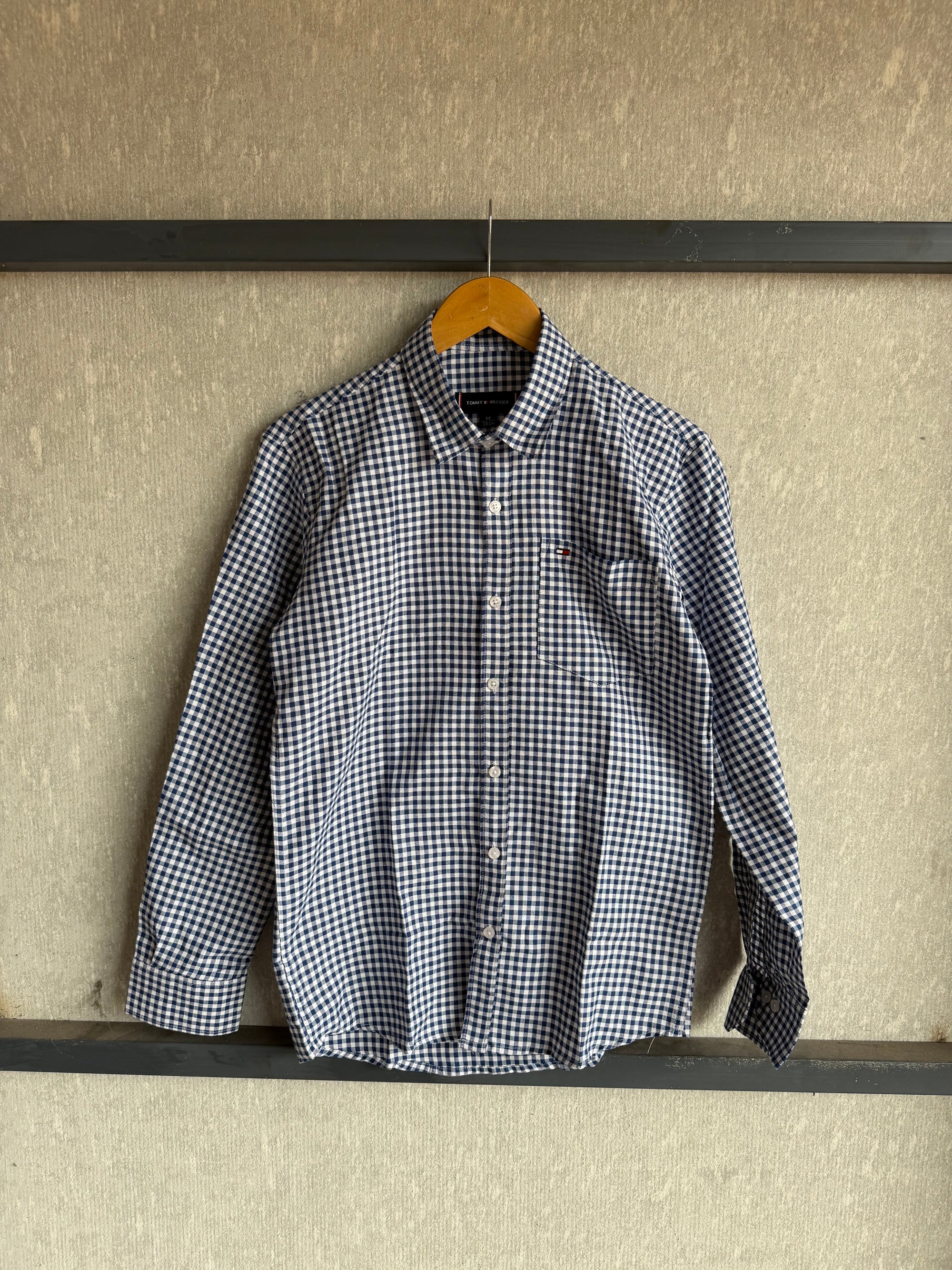 TOMMY HILFIGER CHECKERED SHIRT -  M-XL