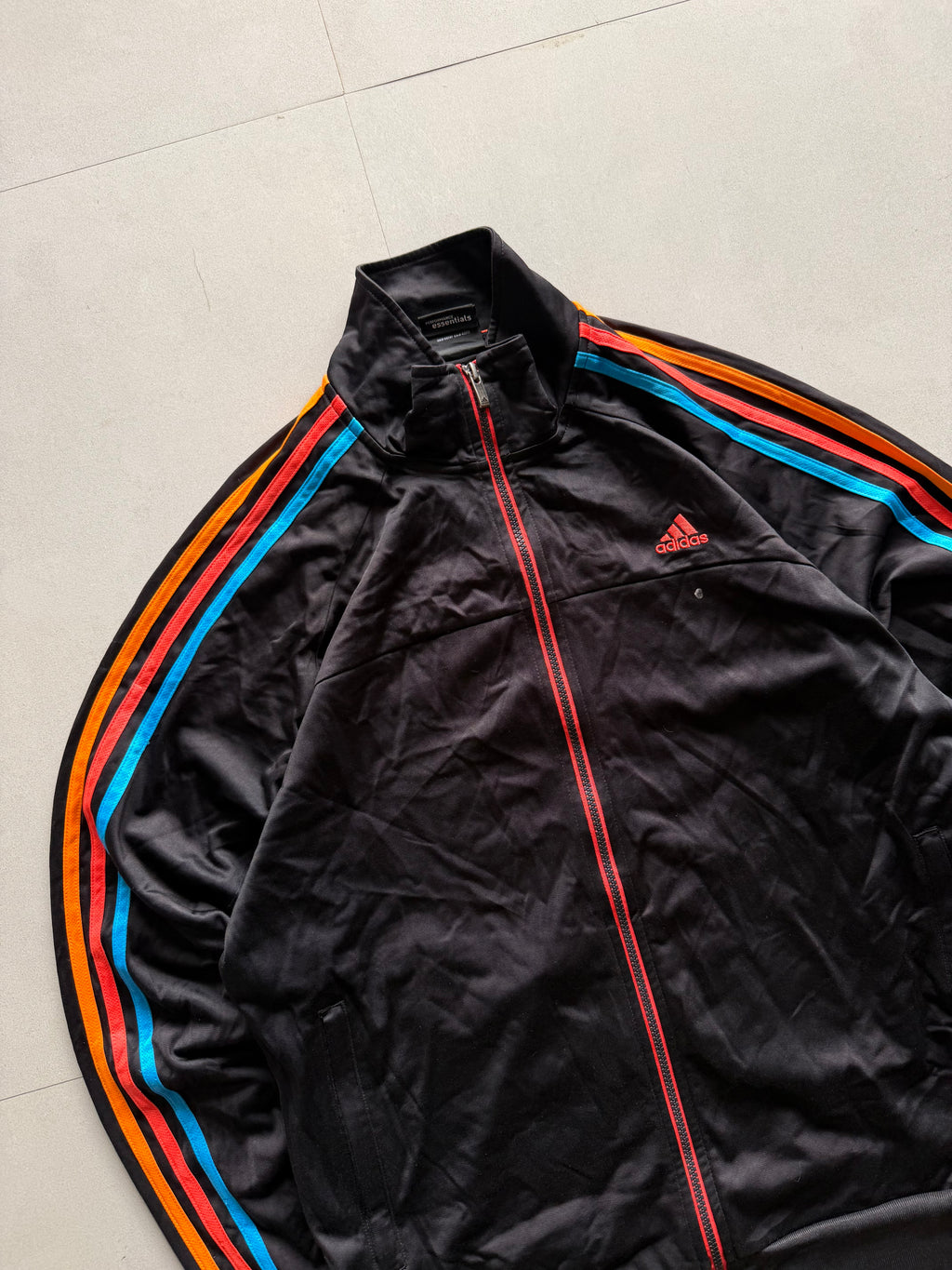 ADIDAS STRIPED JACKET - L