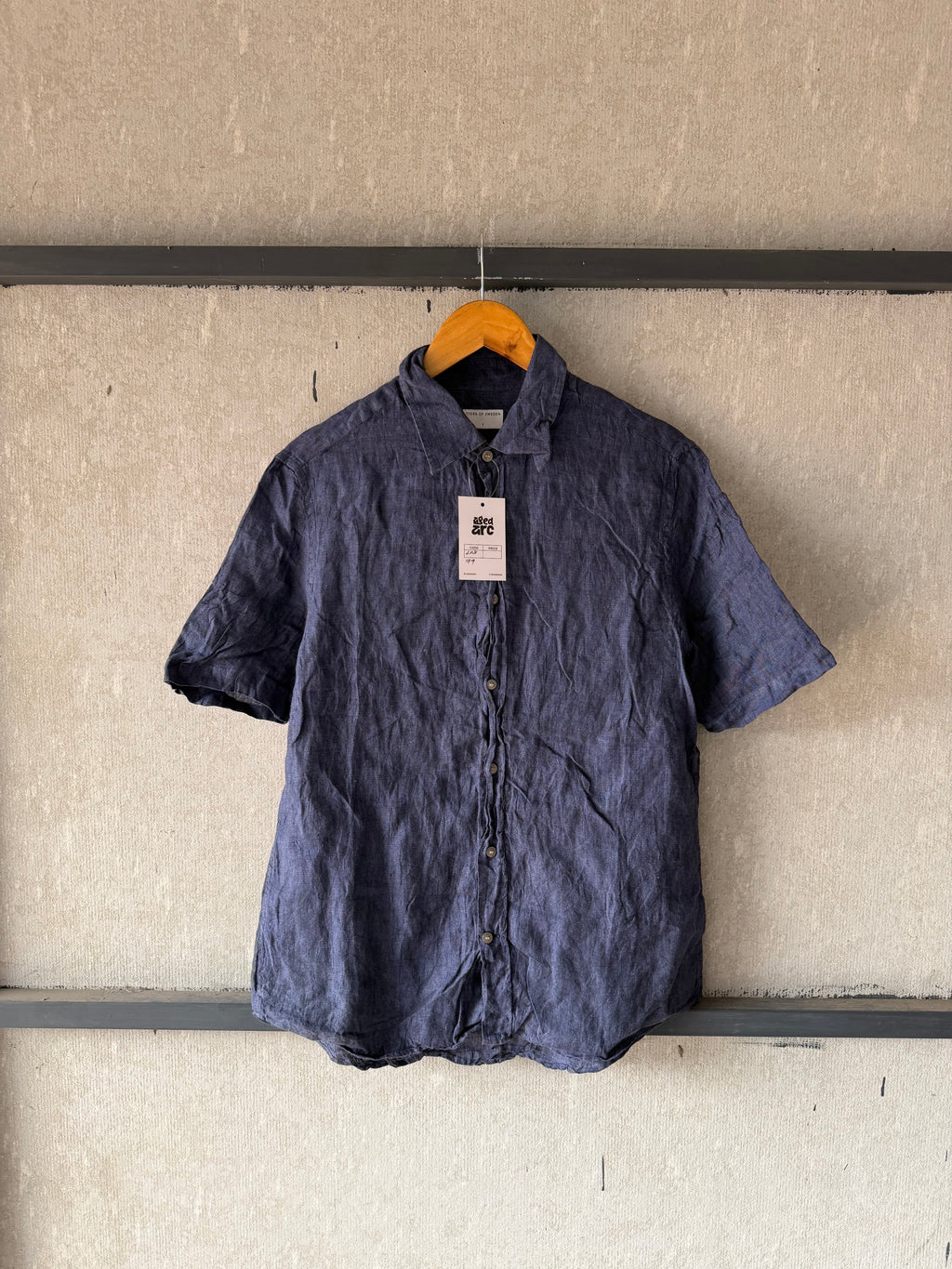 TIGER OF SWEDEN LINEN SHIRT SLN79 - M