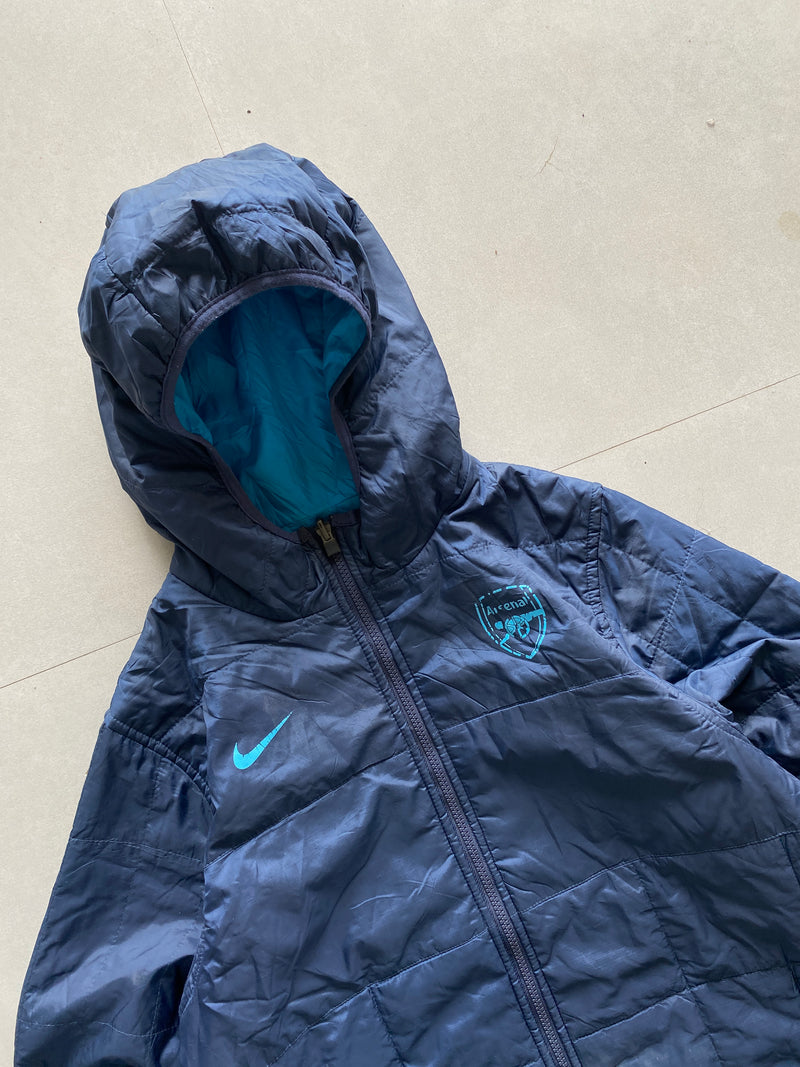 NIKE ARSENAL REVERSIBLE PUFFER JACKET - M