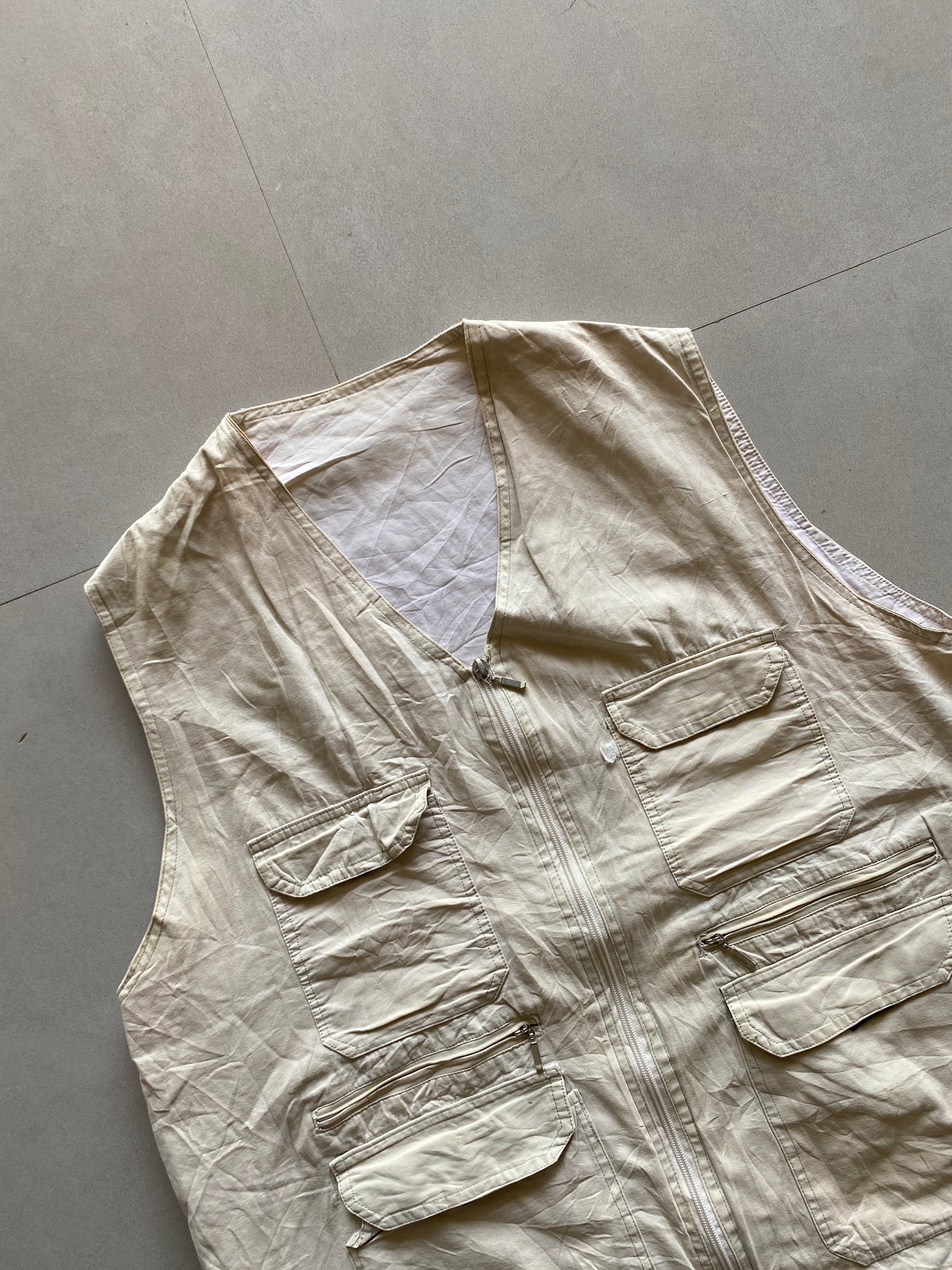 UTILITY VEST JACKET - L